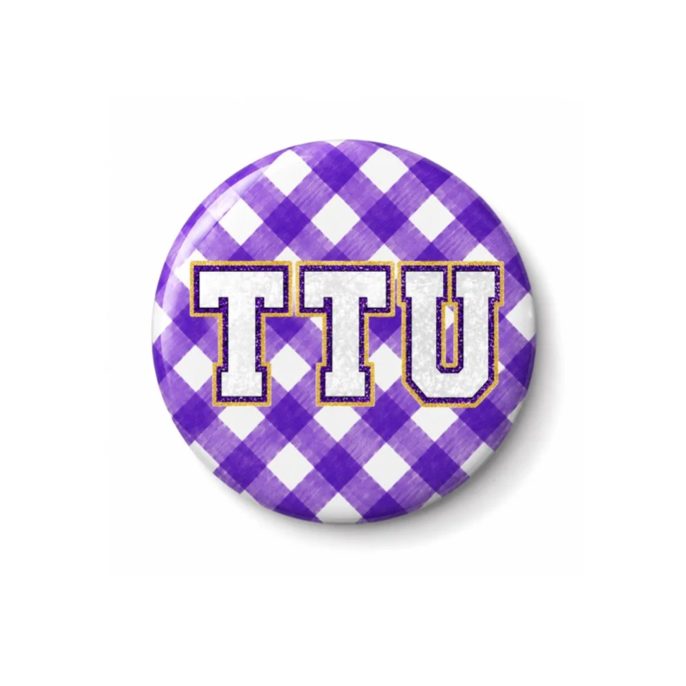 TTU Gingham Pin Tennessee Tech