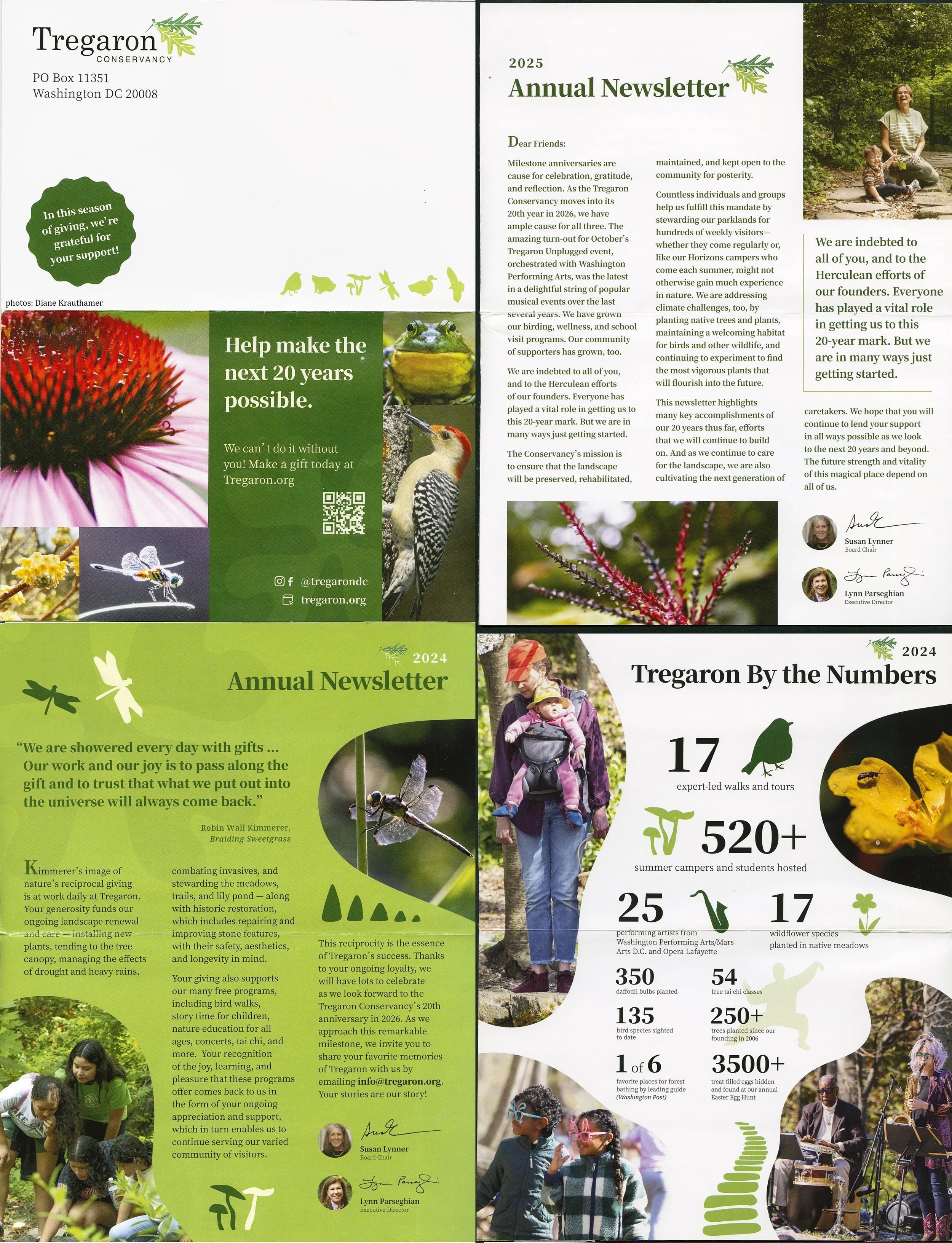 Tregaron Conservancy 2024 & 2025 Annual Newsletters