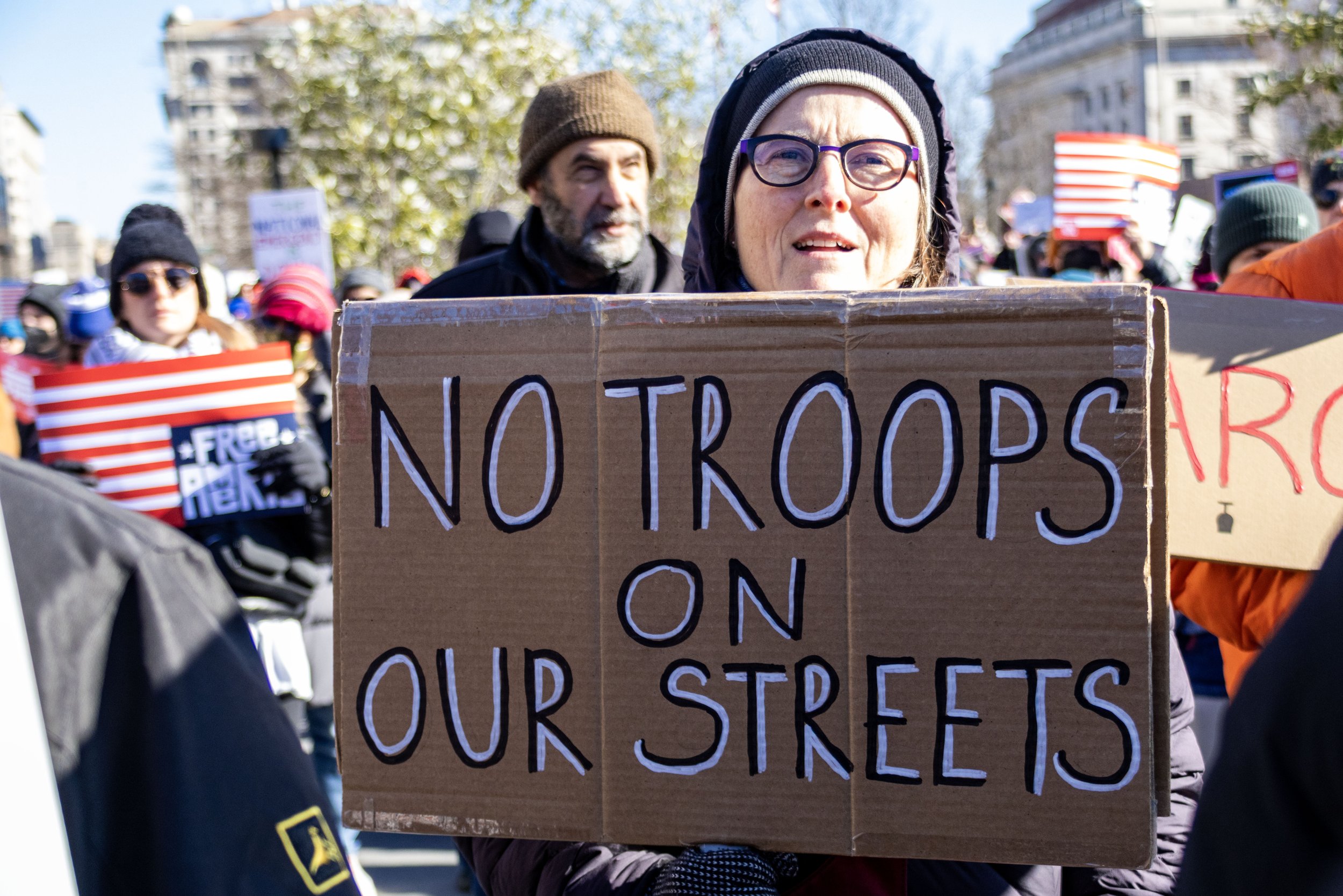 Walk Out On Fascism rally & march to city council - January 20, 2026