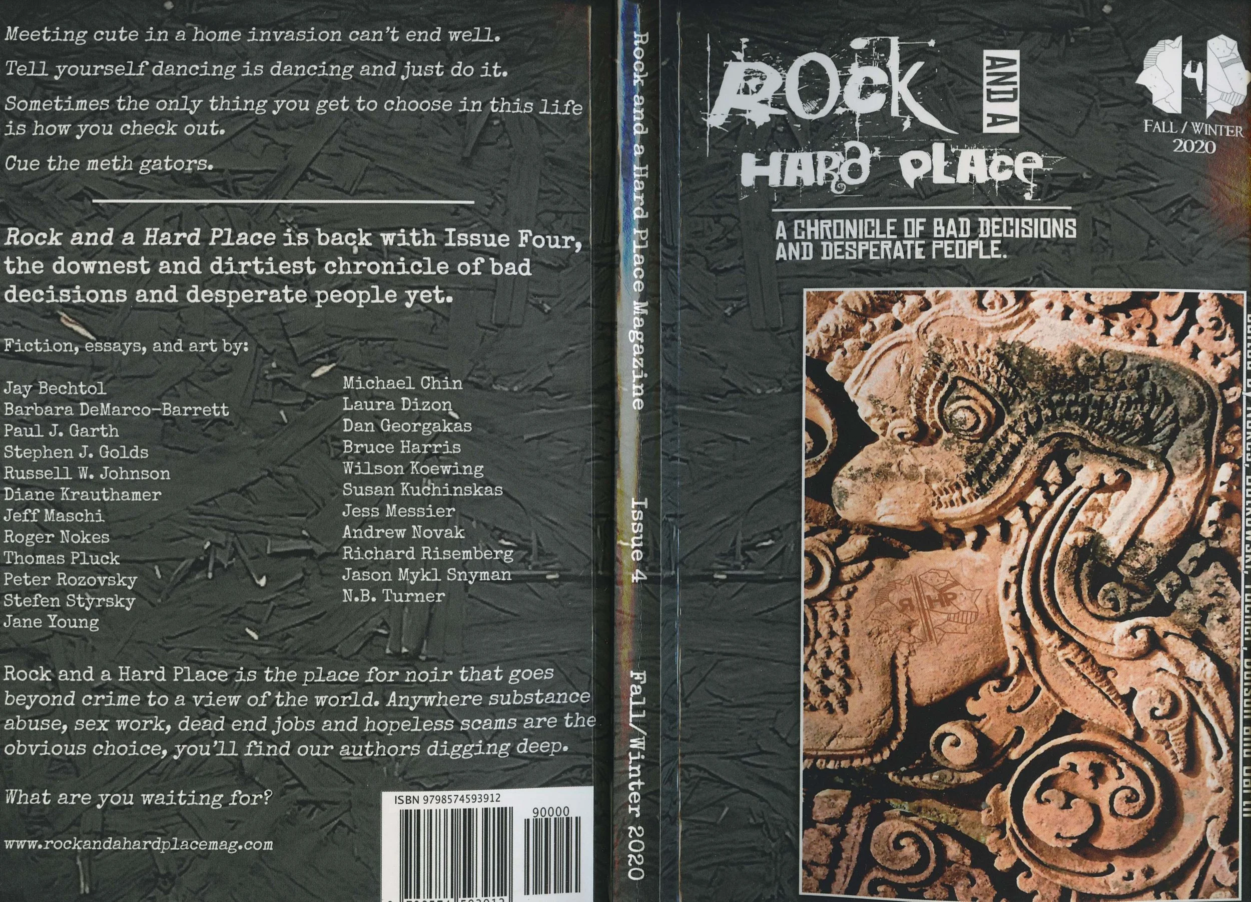 Rock and a Hard Place, Fall/Winter 2020: front cover