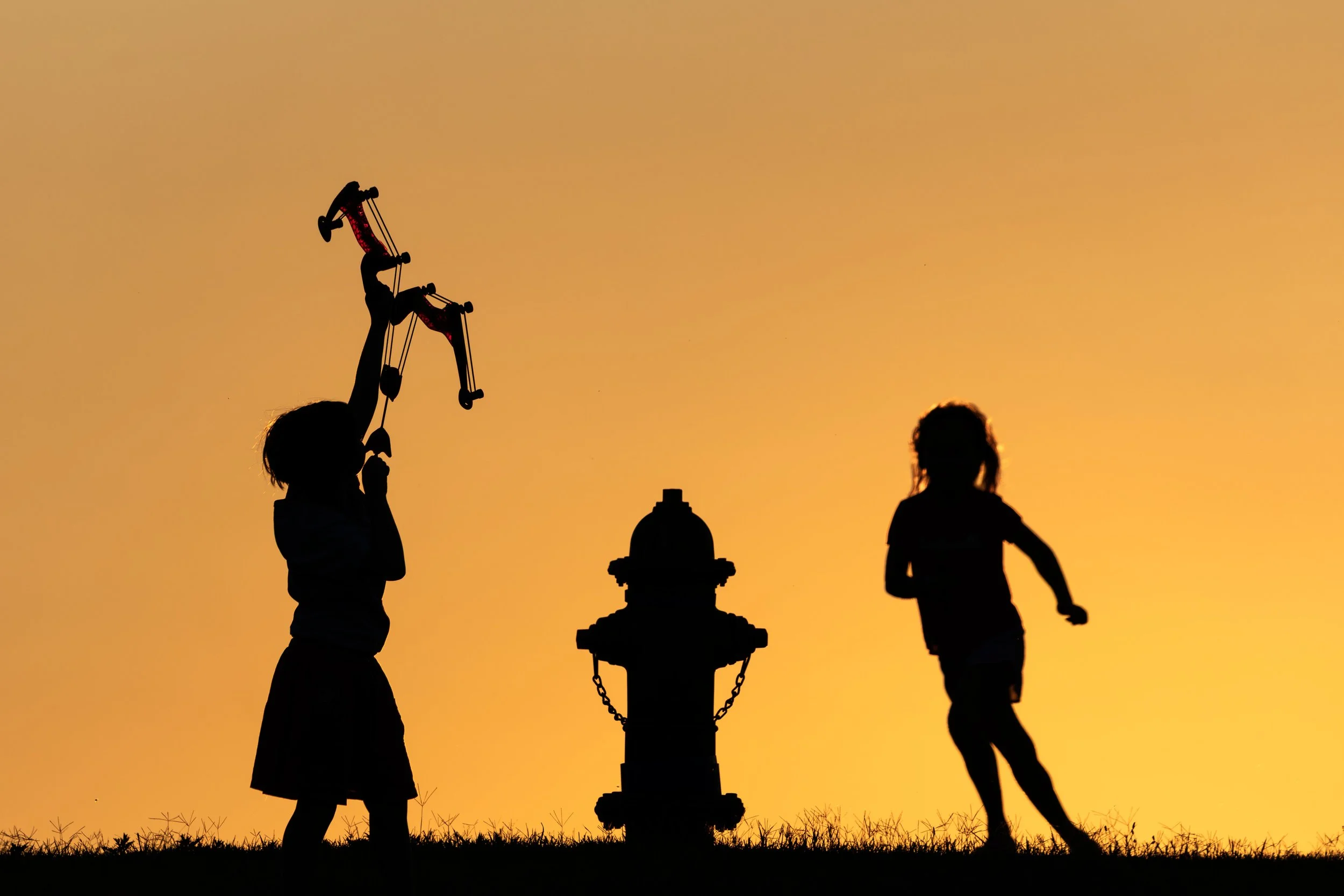 Golden sunset silhouette at Fort Reno - July 23, 2026