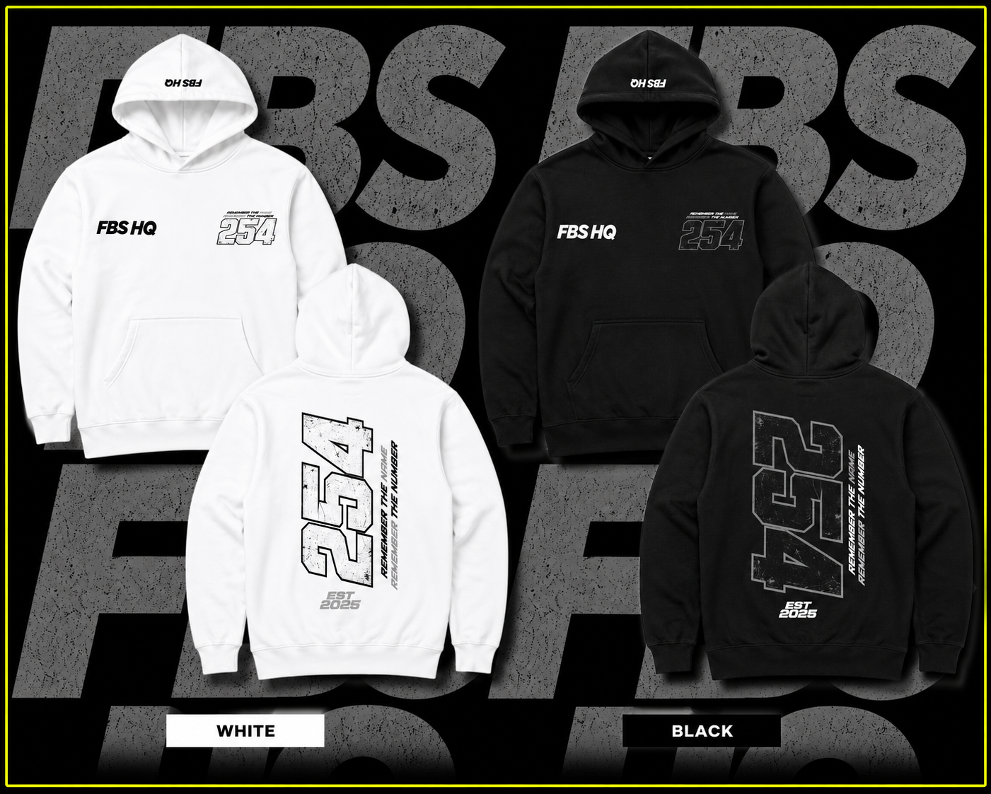 FBS HQ 254 REMEMBER HOODIE