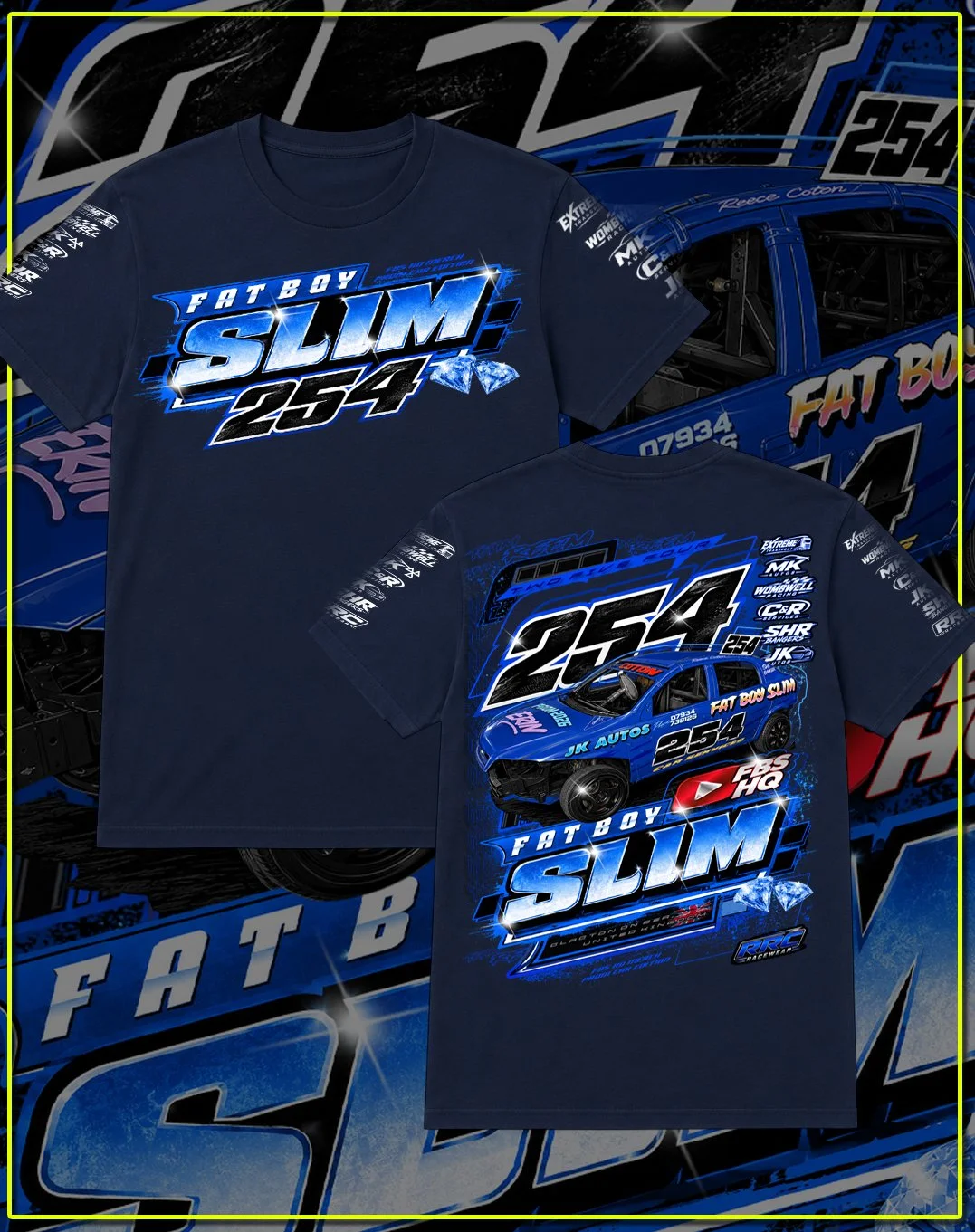 254 PROM CAR EDITION T-SHIRT (NAVY).jpg