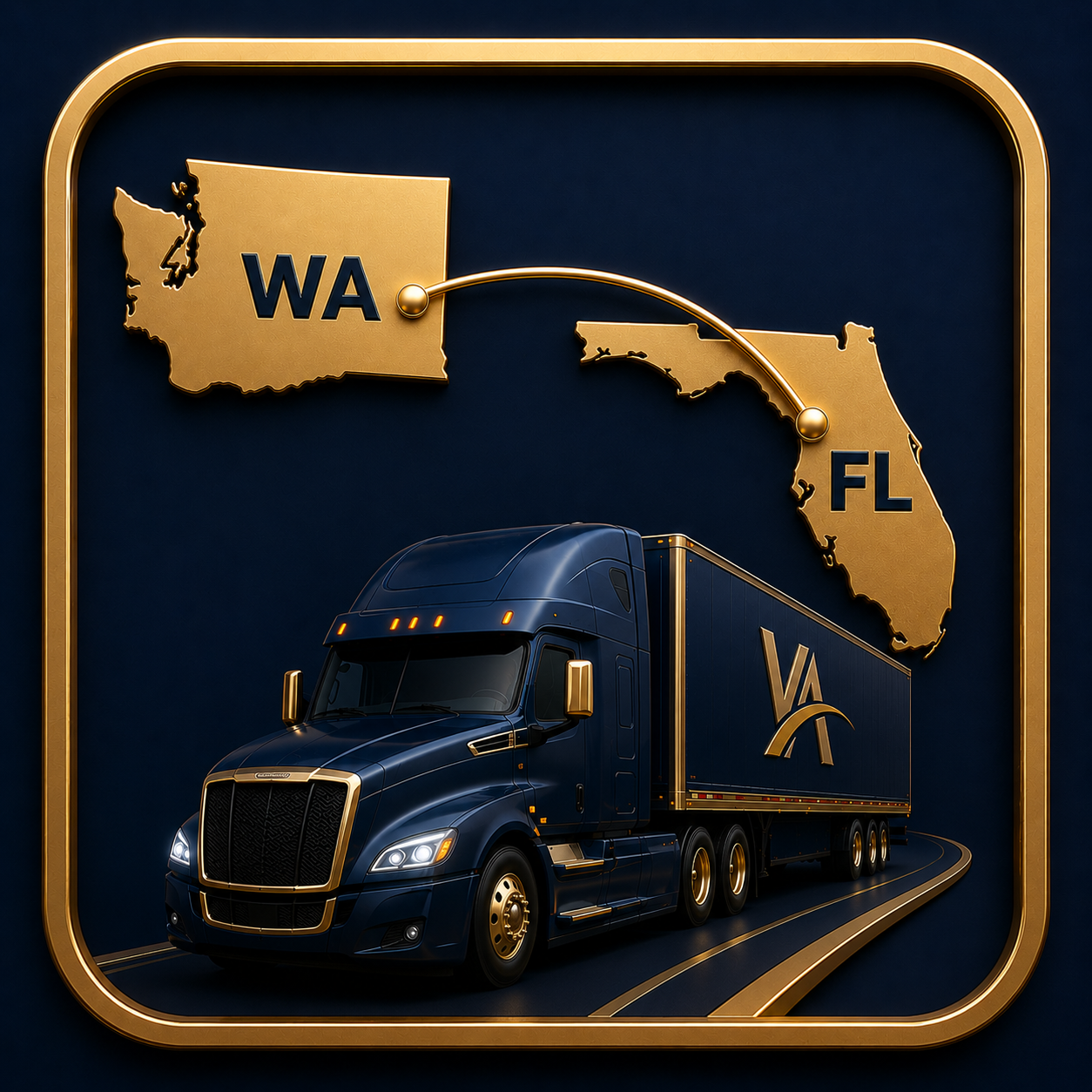Washington → Florida Freight Transportation