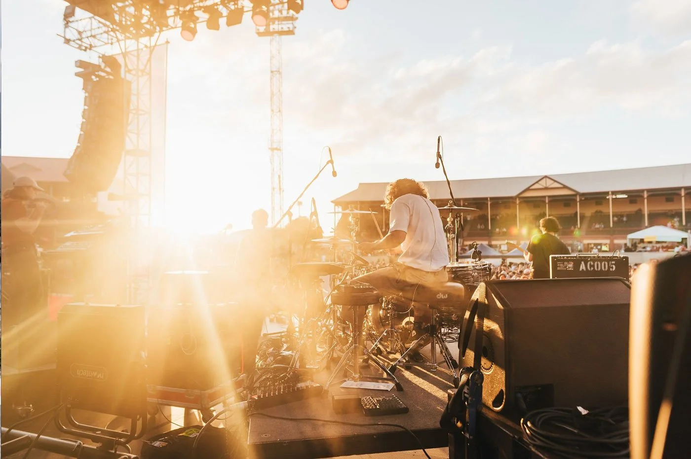 Band Playing at Festival