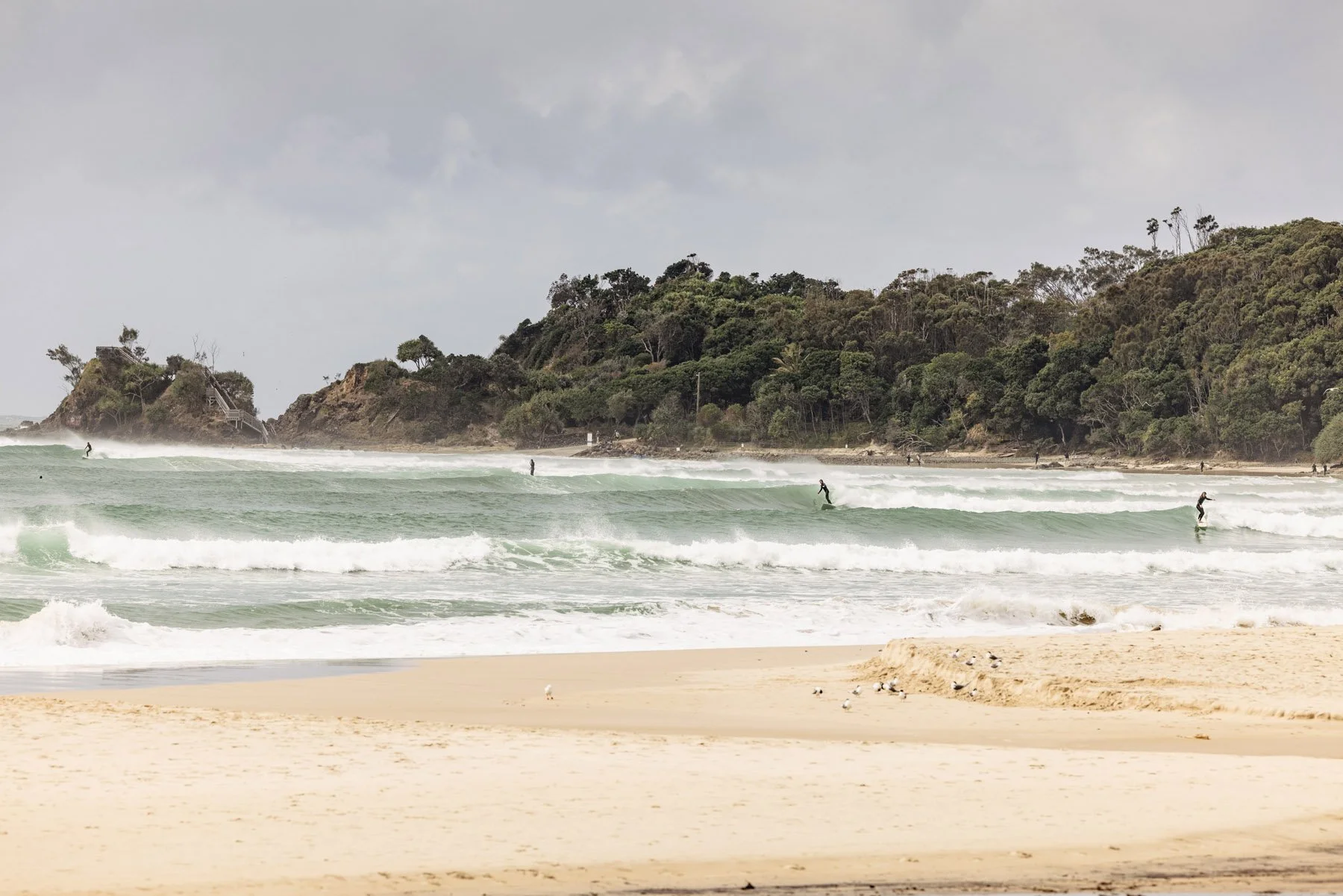 Surfing The Pass, Byron Bay