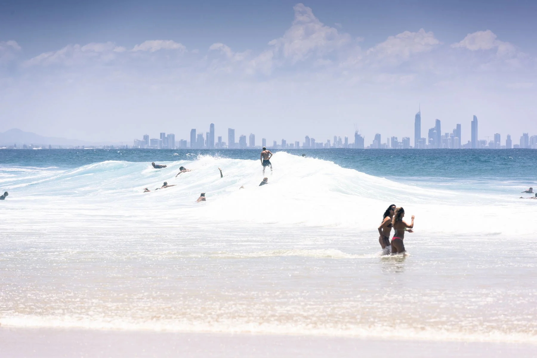 Swimming, Gold Coast Skyline
