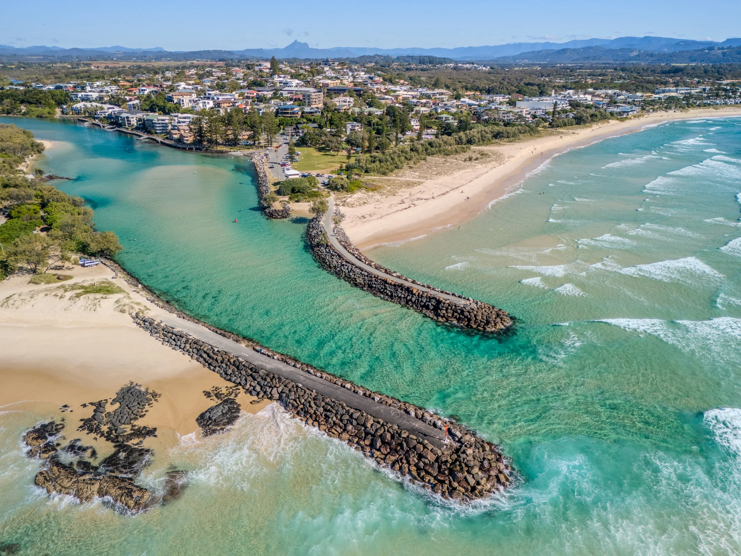 Cudgen Creek, Kingscliff Town, Northern NSW