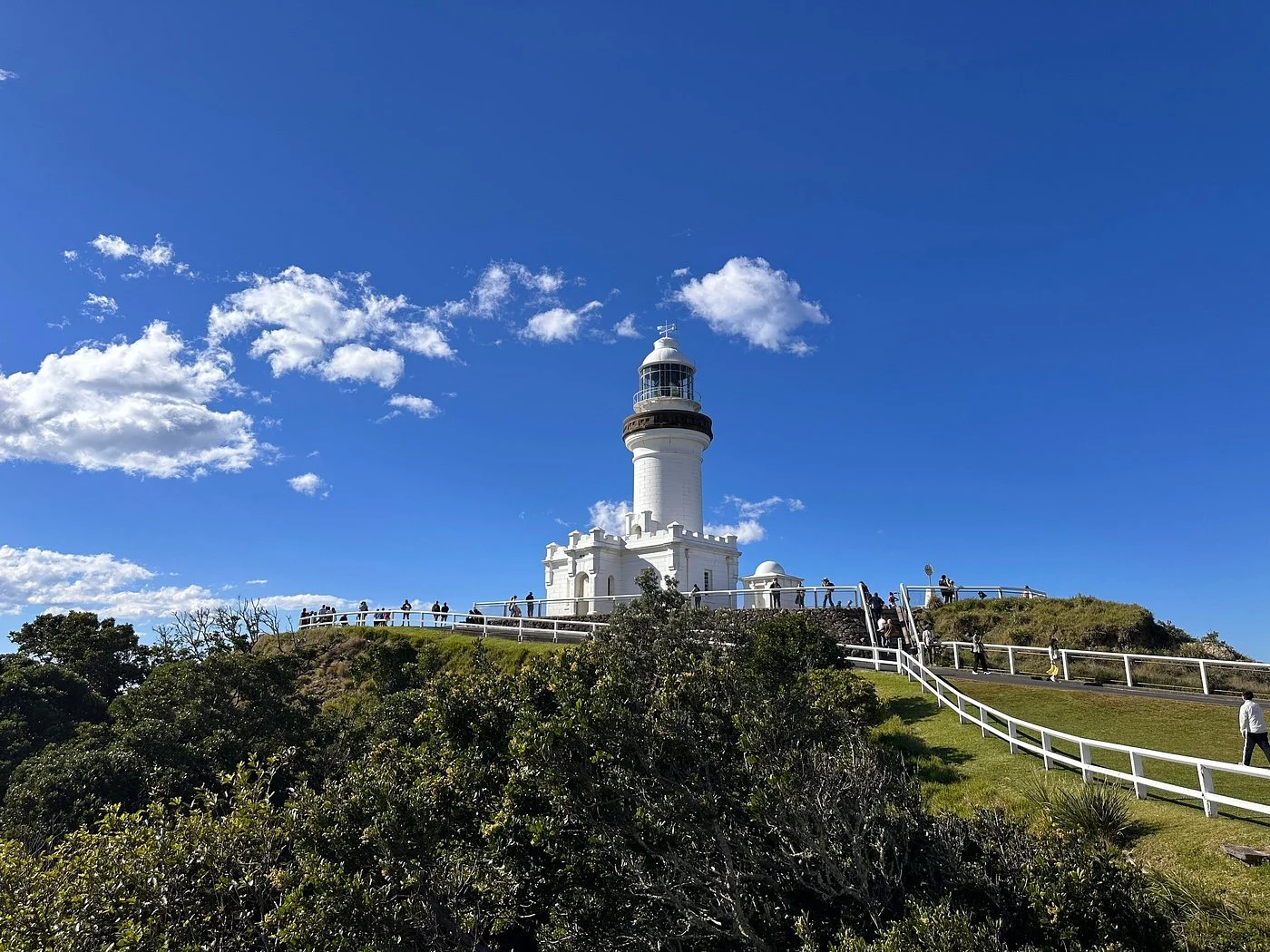 byron bay lighthouse Cape Byron Lighthouse and Wategos Beach .jpg