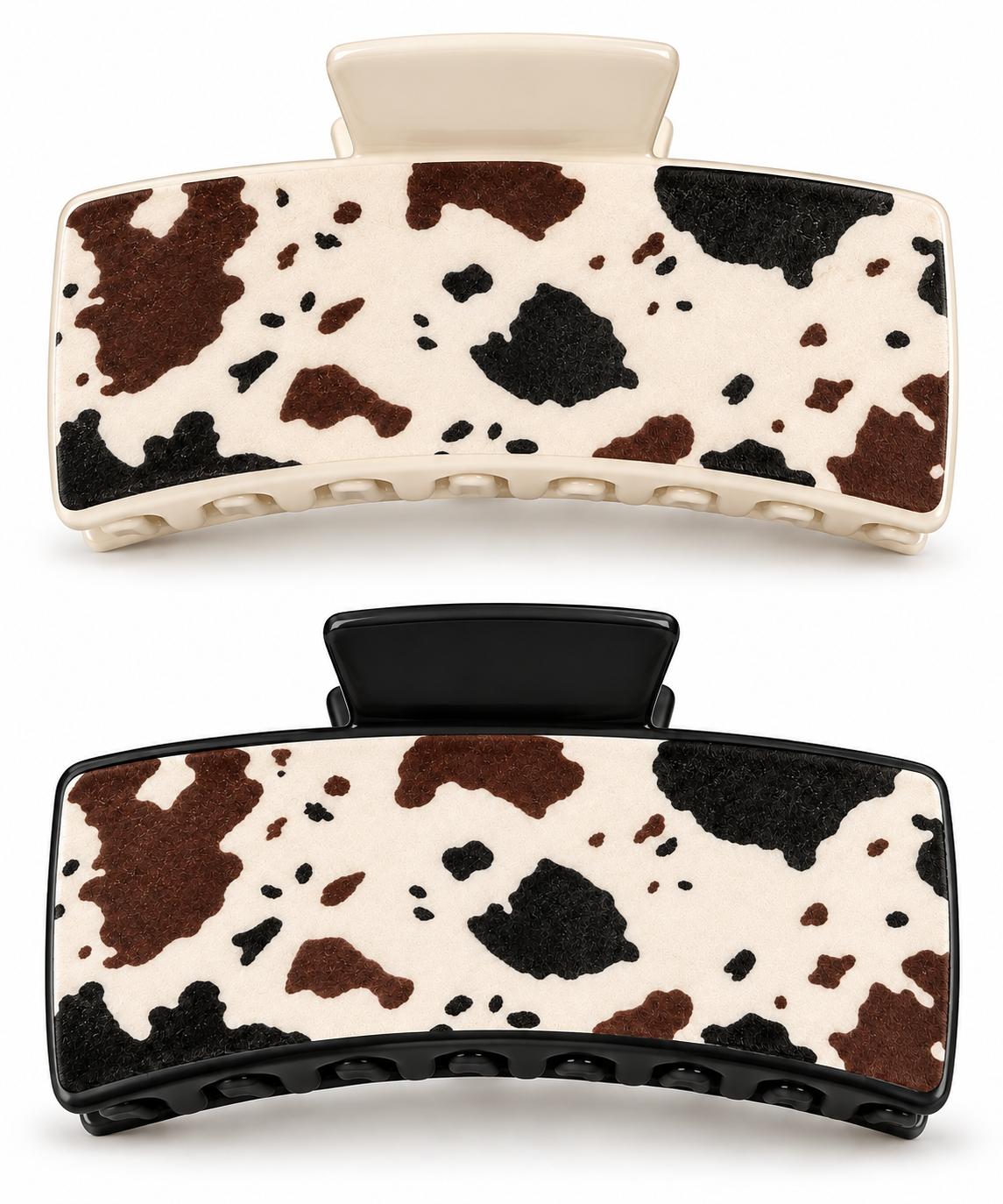 Western Cowhide Claw Clip