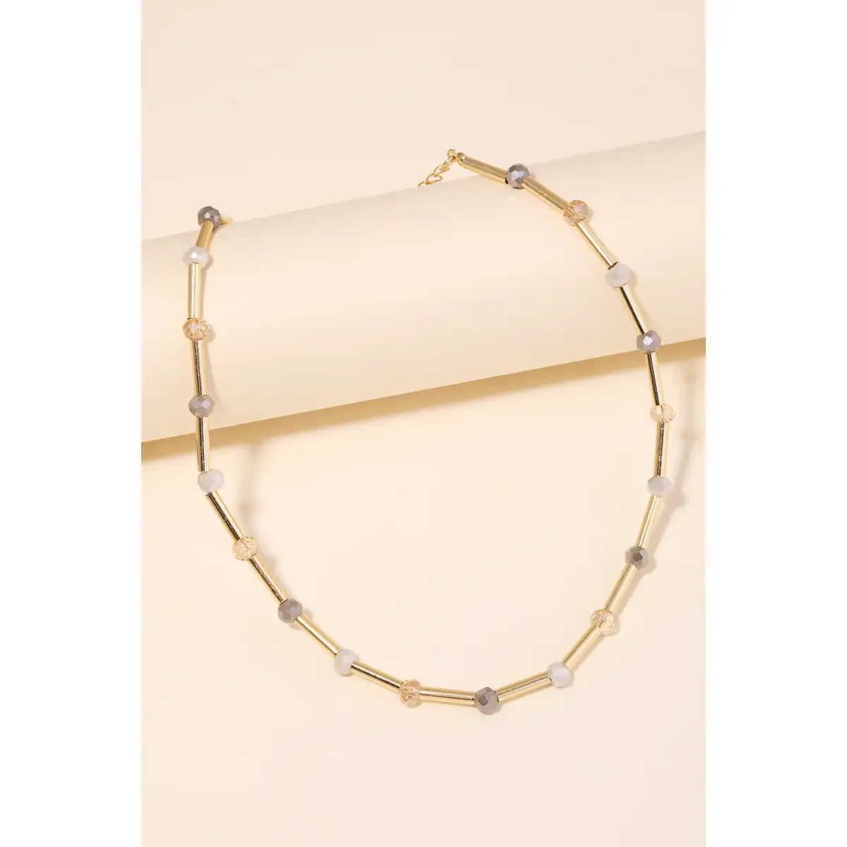 Tube Beaded Necklace