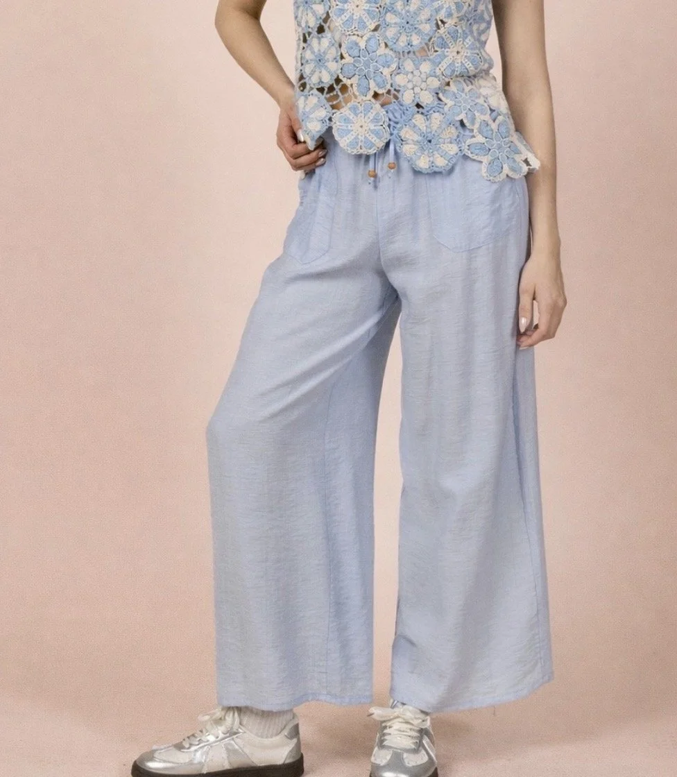 Sea Breeze Wide Leg Woven Pants