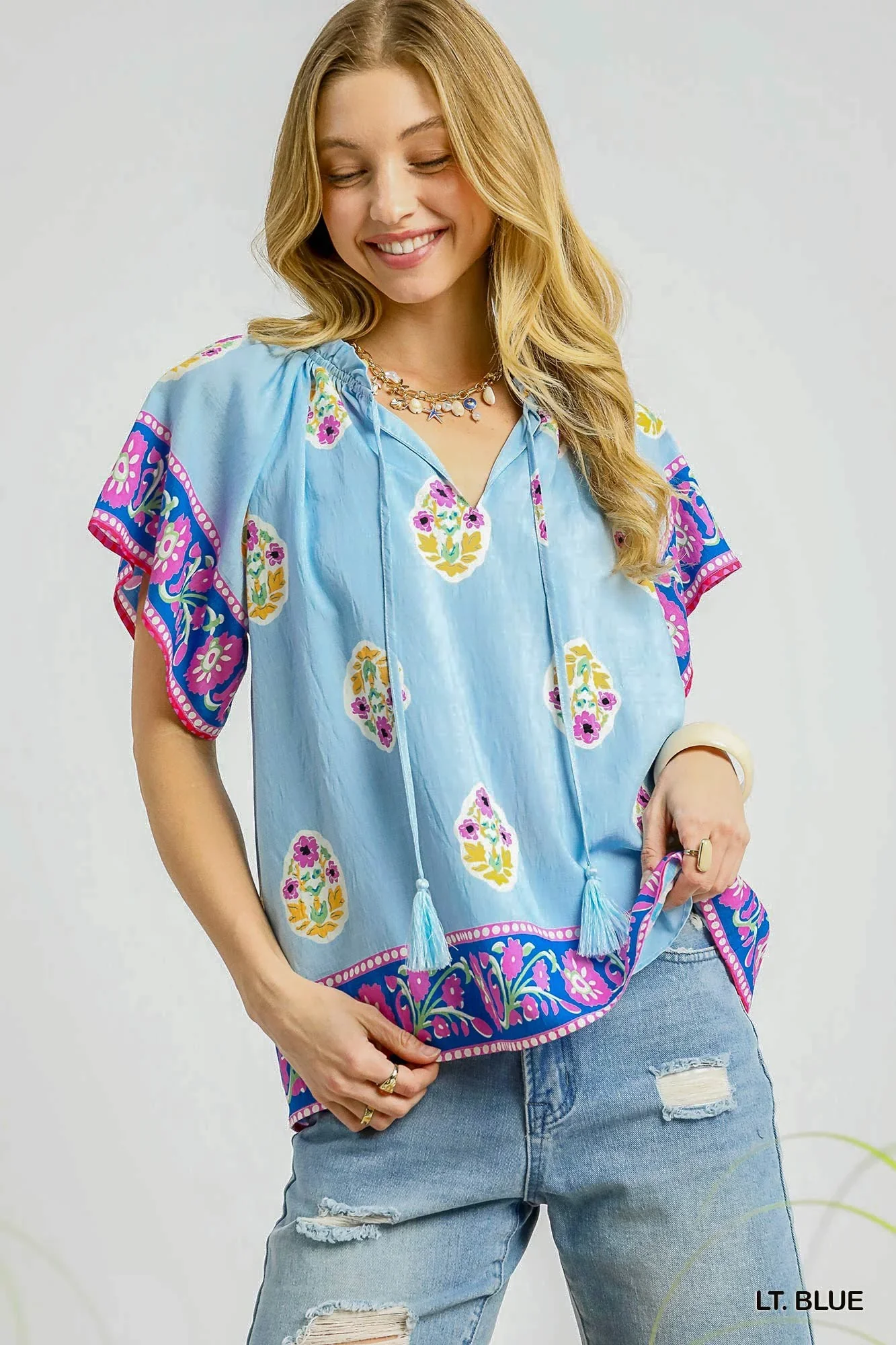Boho Bloom Top