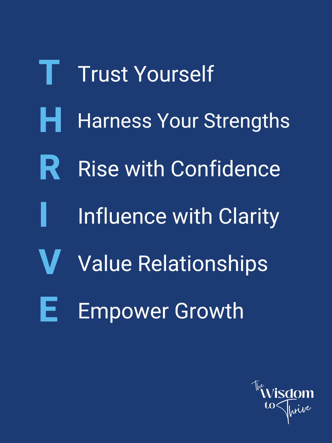 THRIVE: 6 Steps to Lead with Confidence, Communicate Clearly, and Create Impact