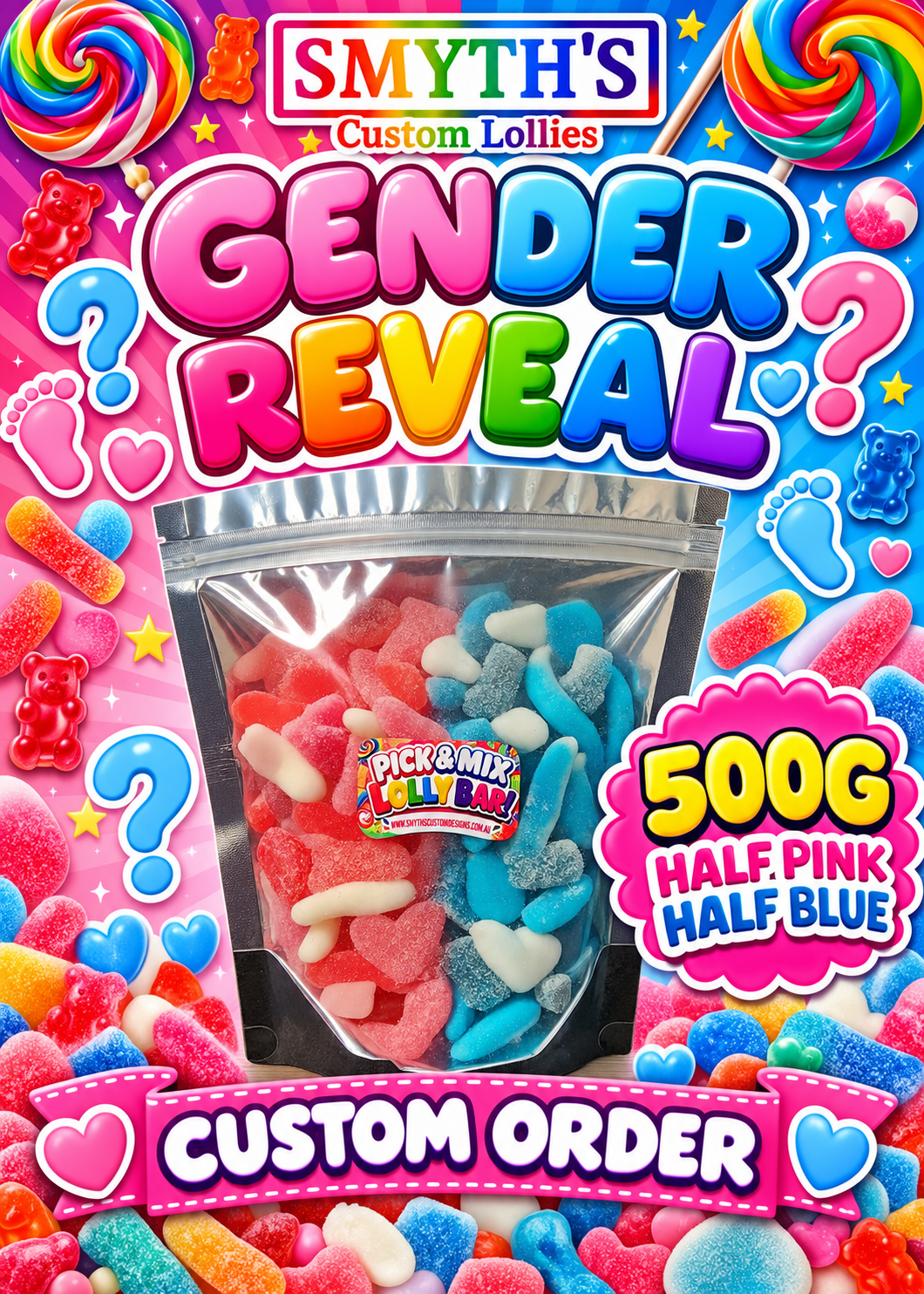 Gender Reveal 500G pack