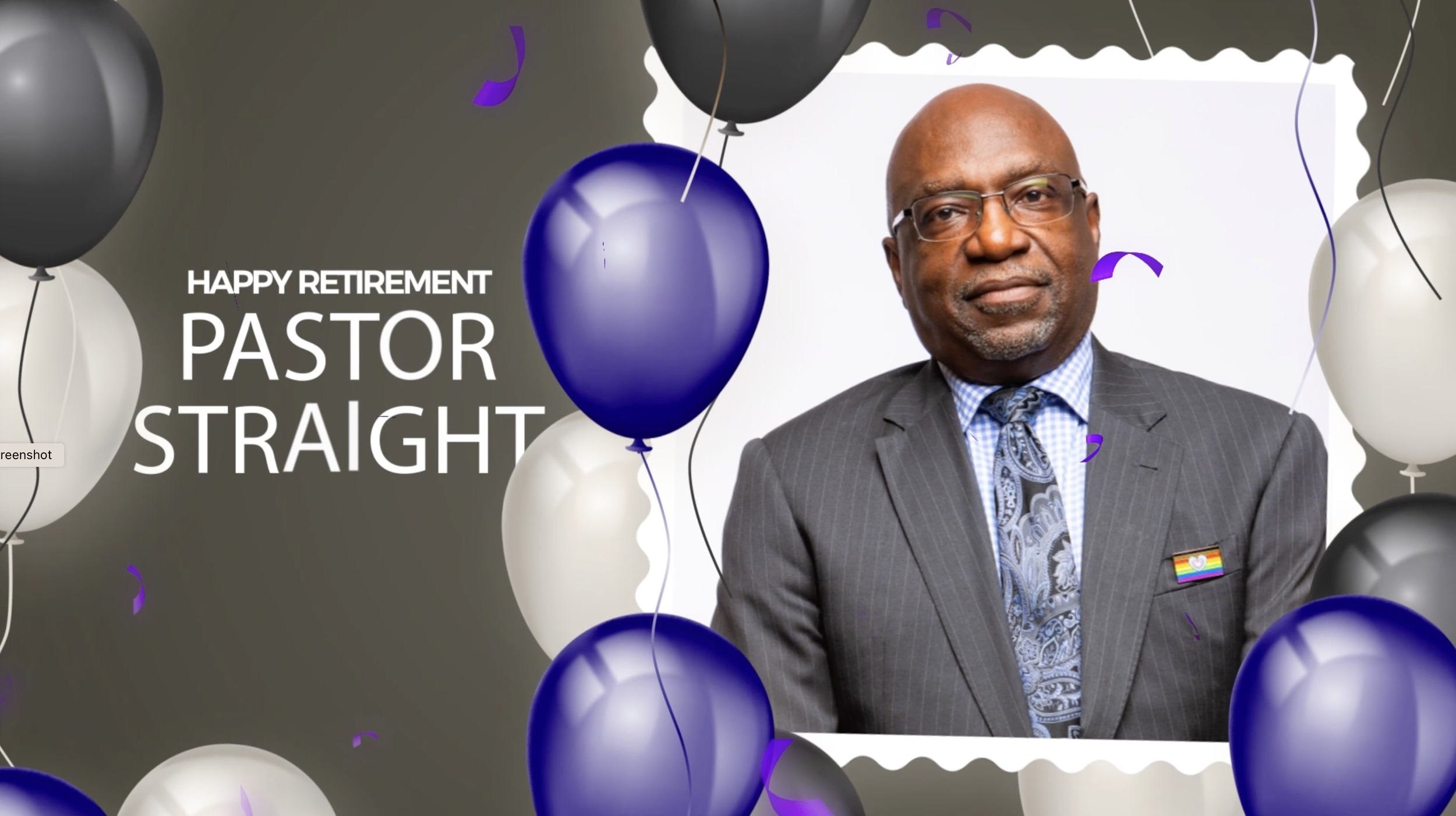 CELEBRATING PASTOR STRAIGHT
