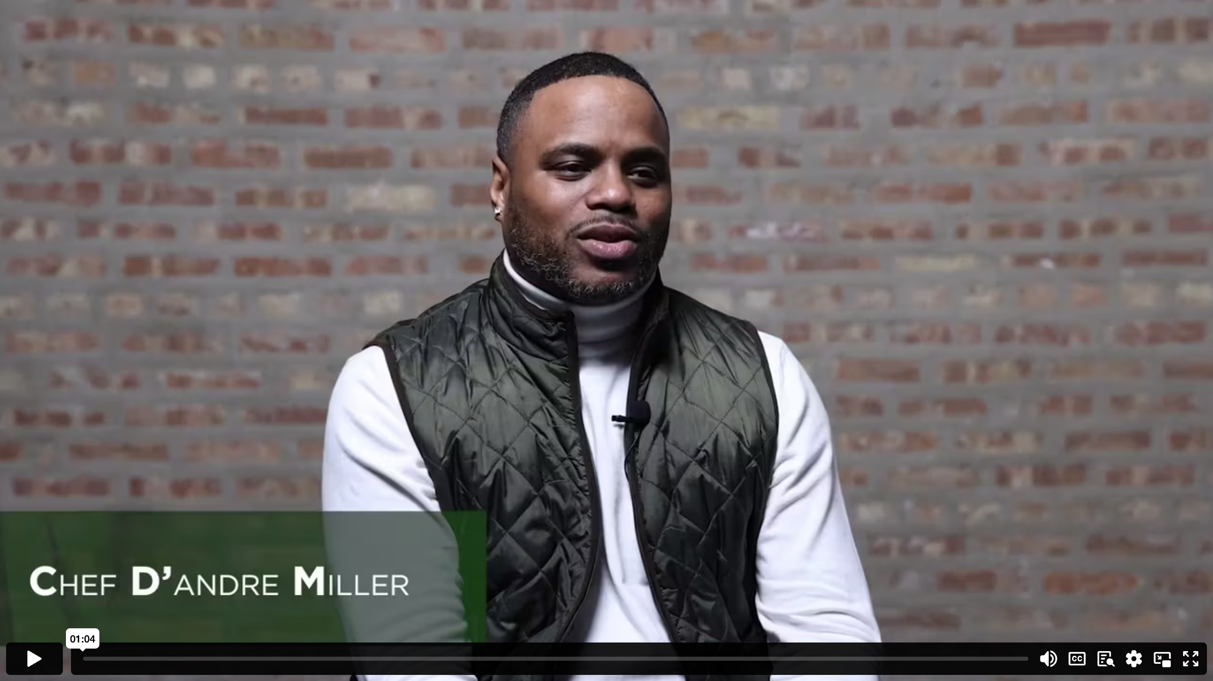 FAITHFUL FRIDAYS: Chef D’Andre Miller