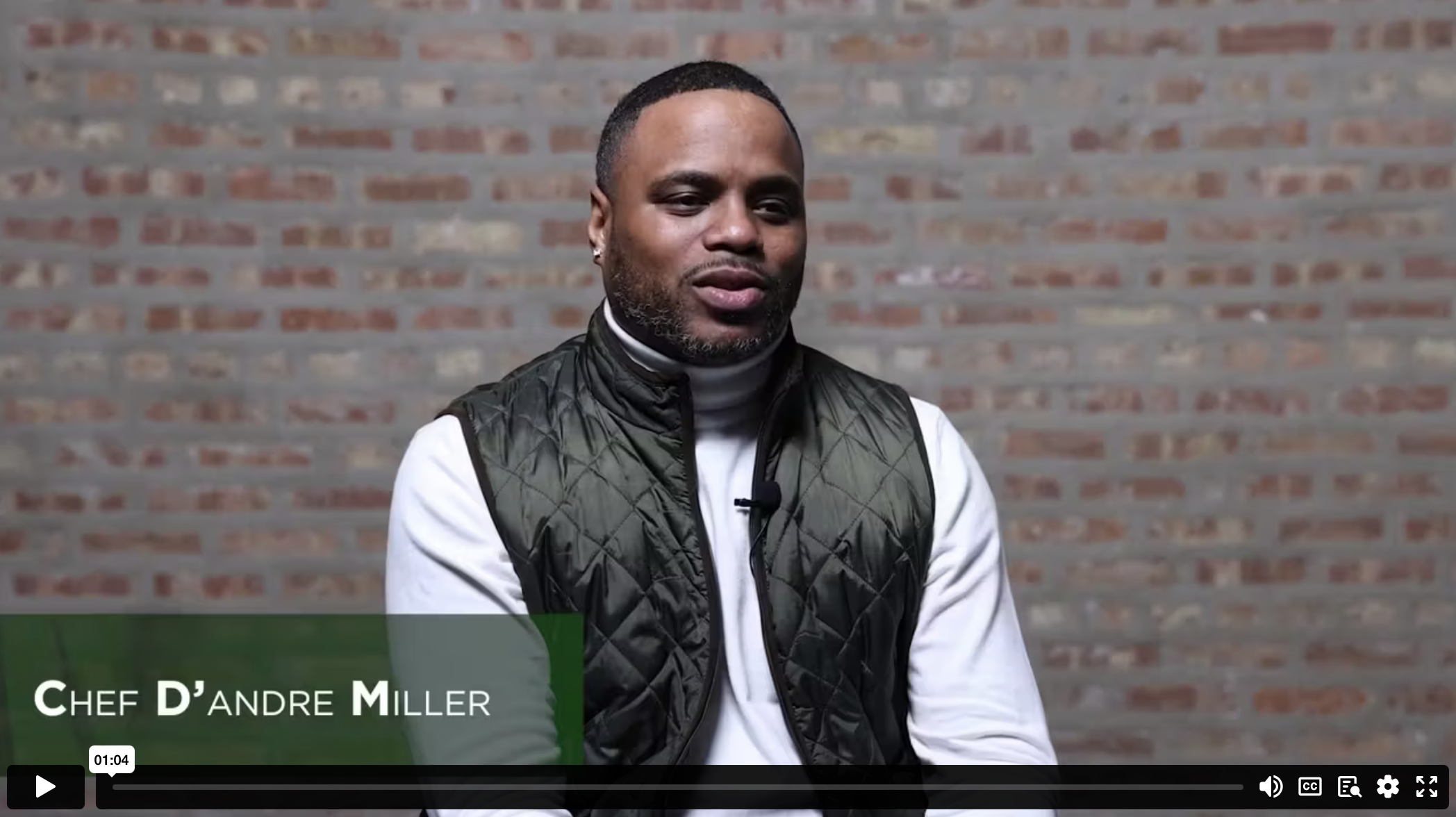 WELLNESS WEDNESDAYS: Chef D’Andre Miller