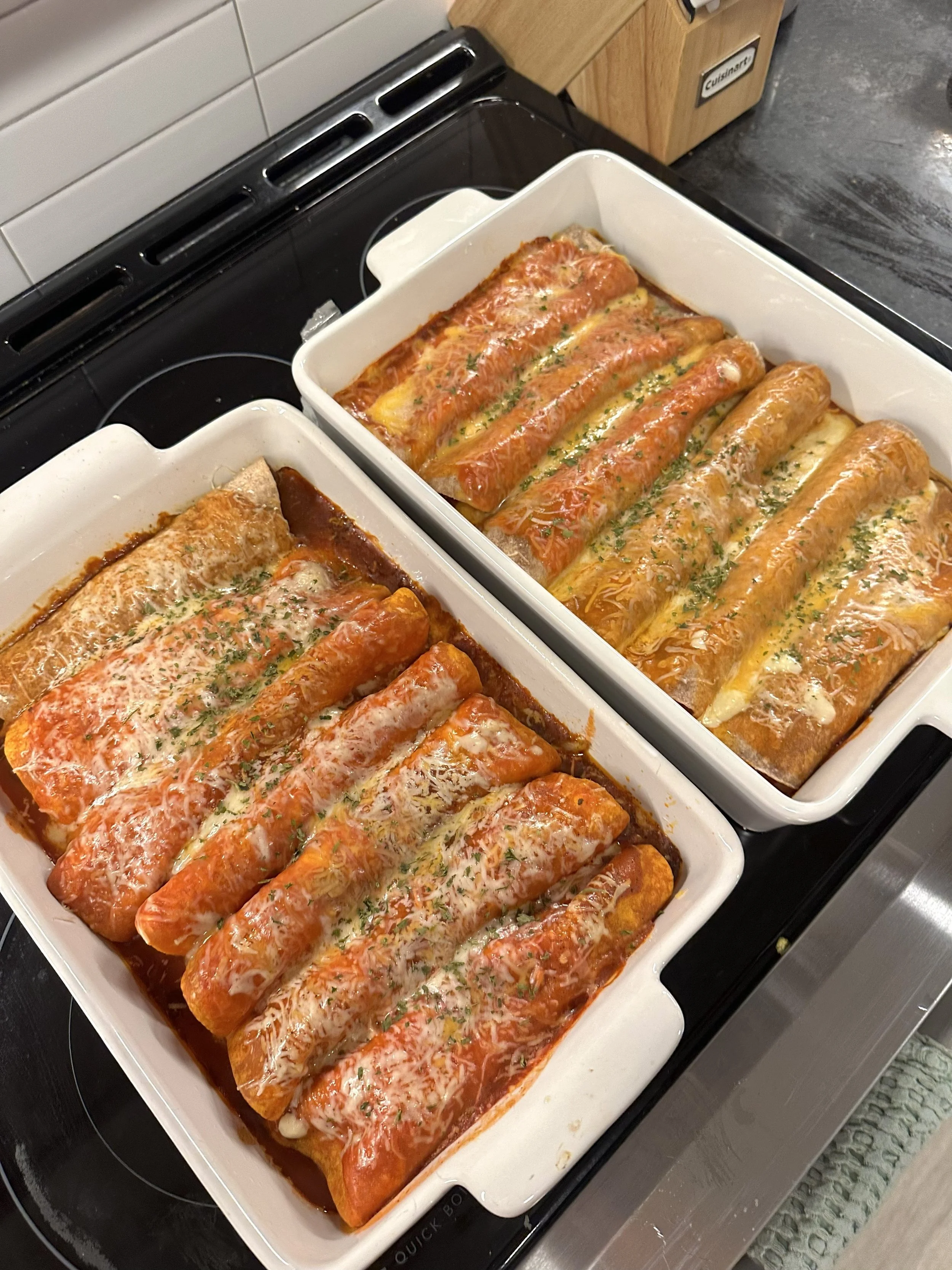 Beef &amp; Chorizo Enchiladas