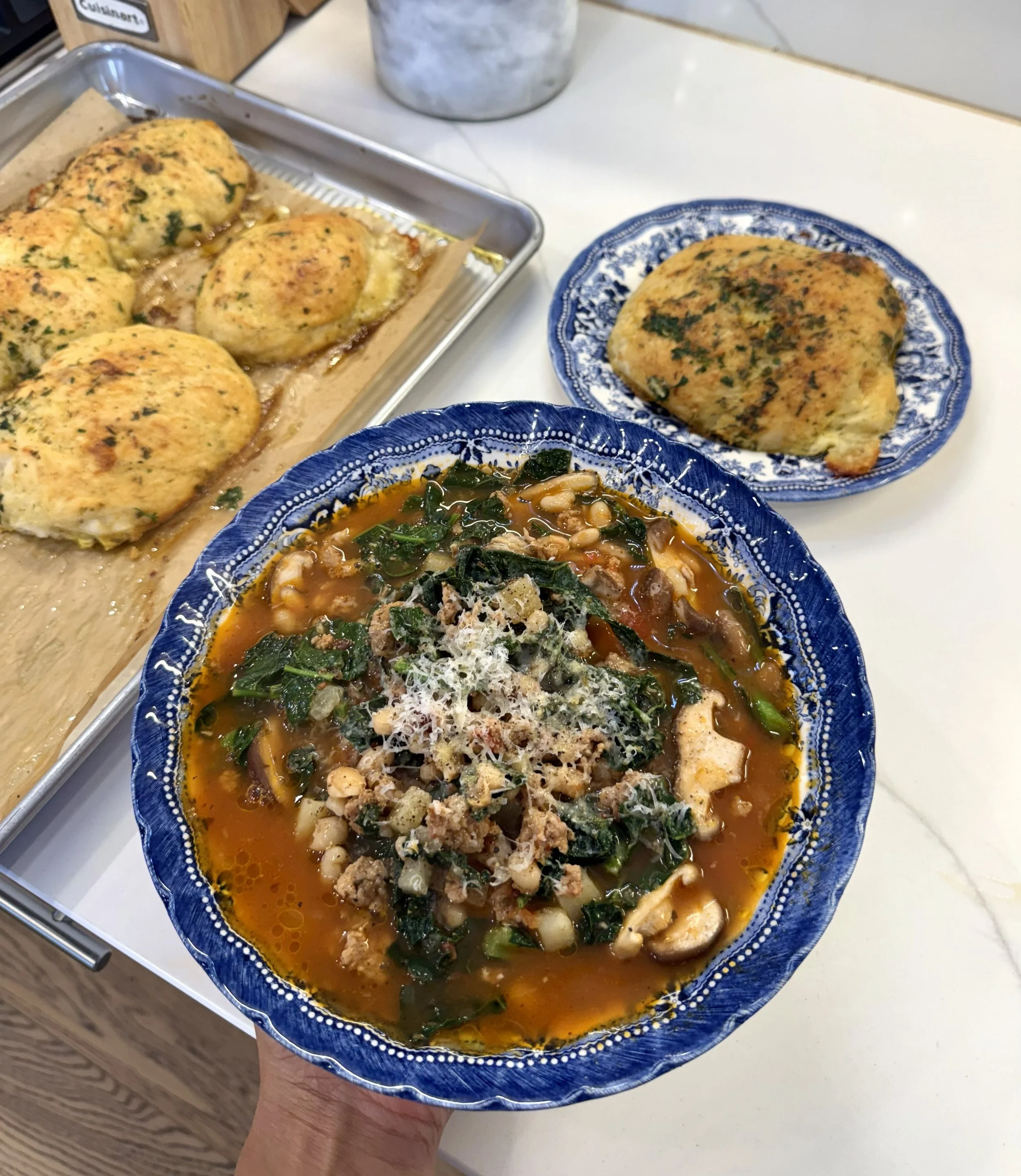 Mom’s Cozy Tuscan Soup