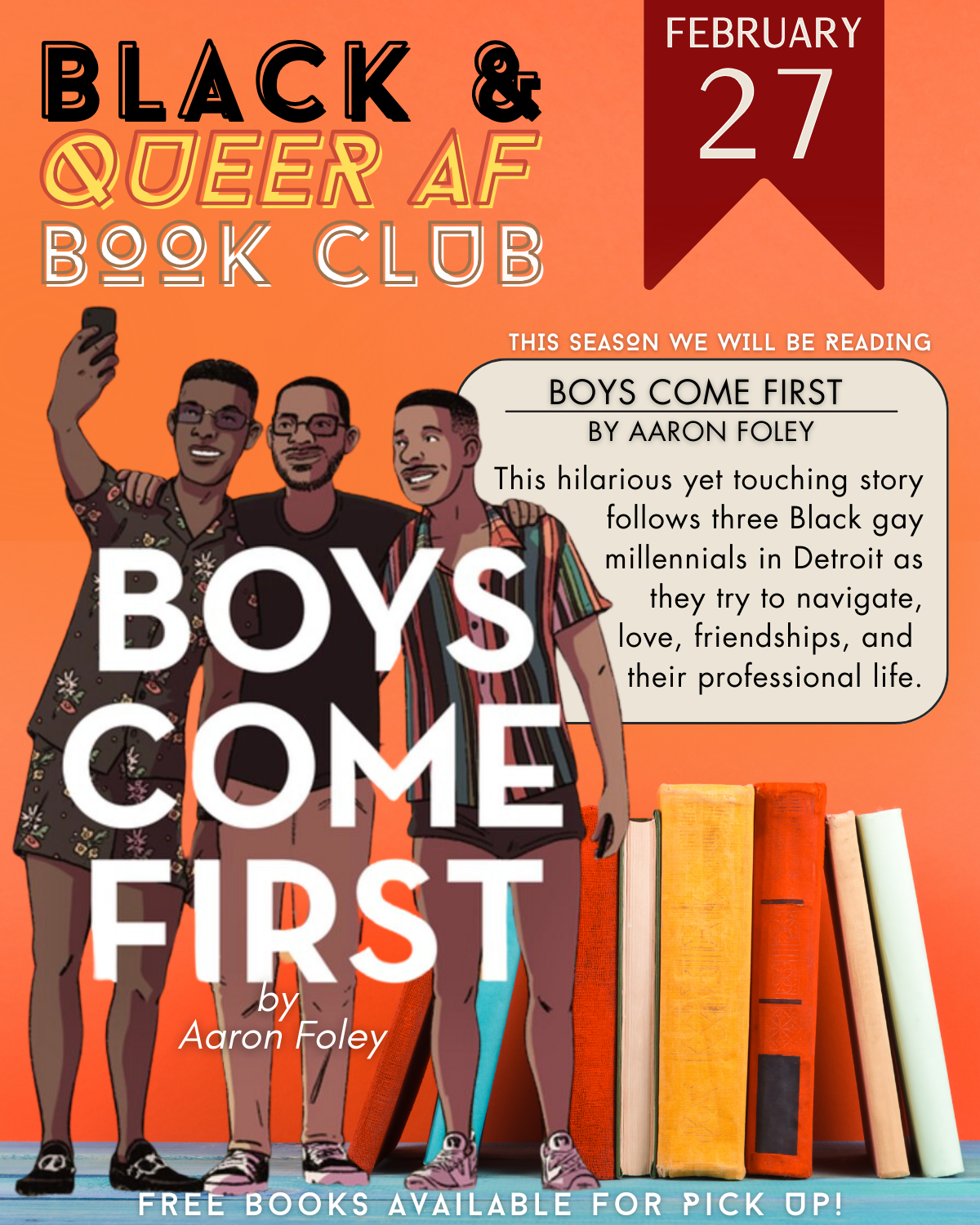Black and Queer AF Book Club: Boys Come First