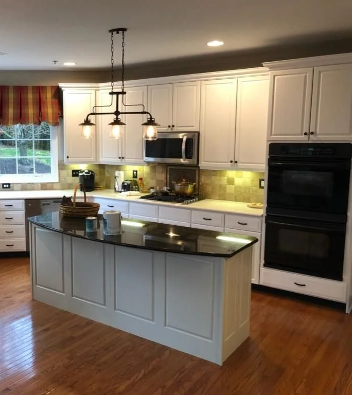 Professional painter in Chester Springs kitchen remodel project
