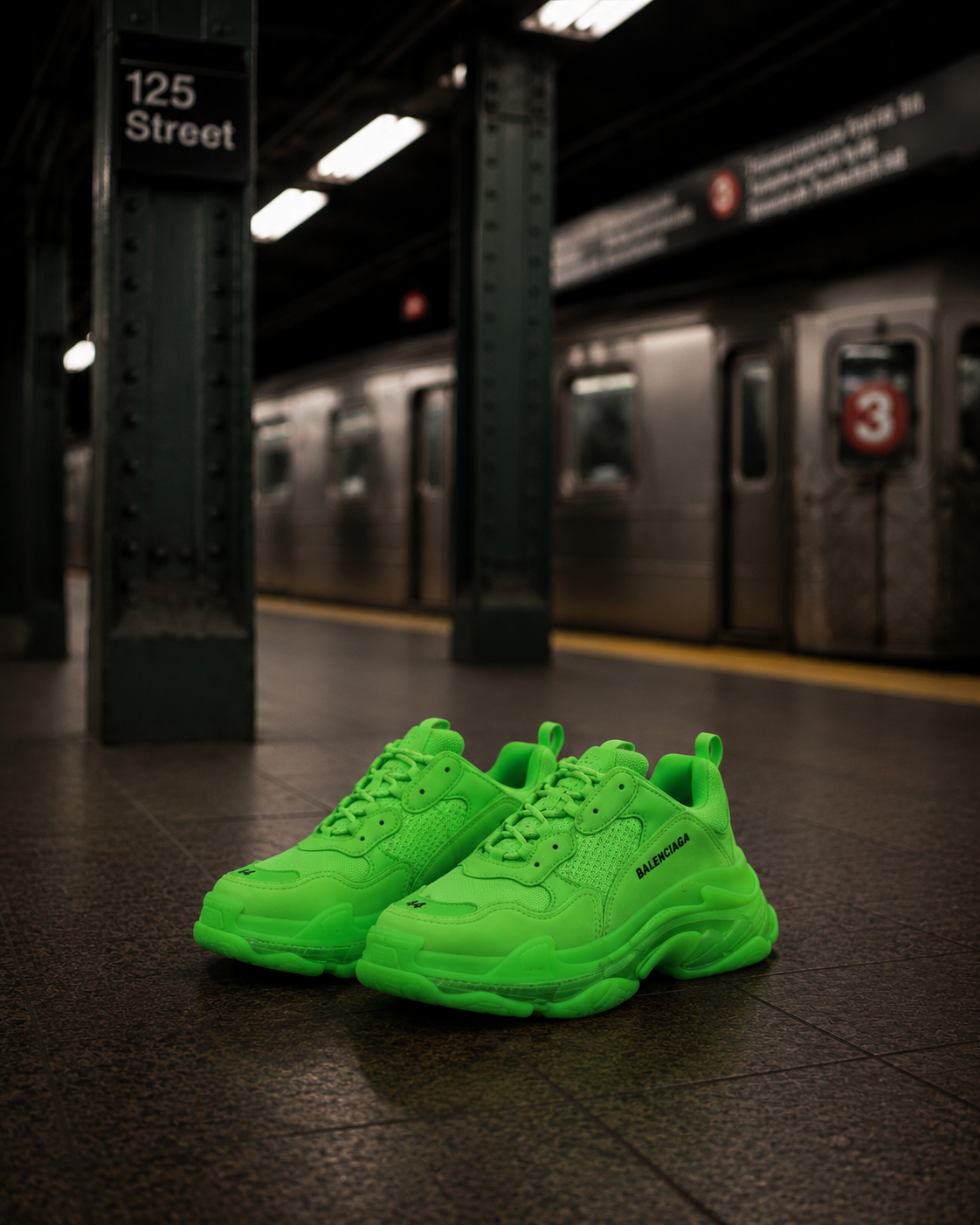 Balenciaga Triple S Clear Sole “Neon Green”