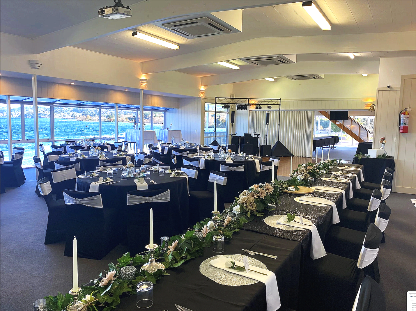 Formal wedding managed by Cella Catering Co. at Laye Taupo Yacht Club