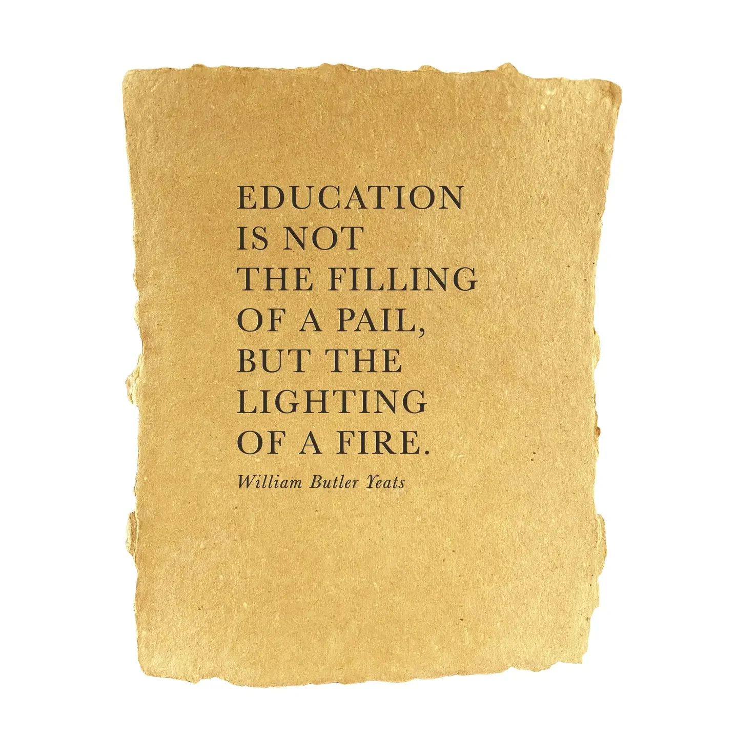 Education is not...