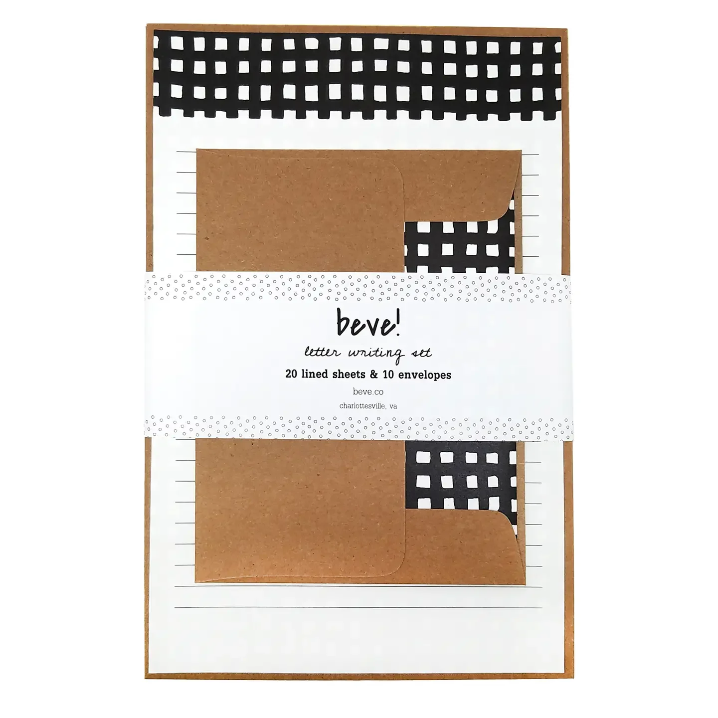 gingham letter kit.webp