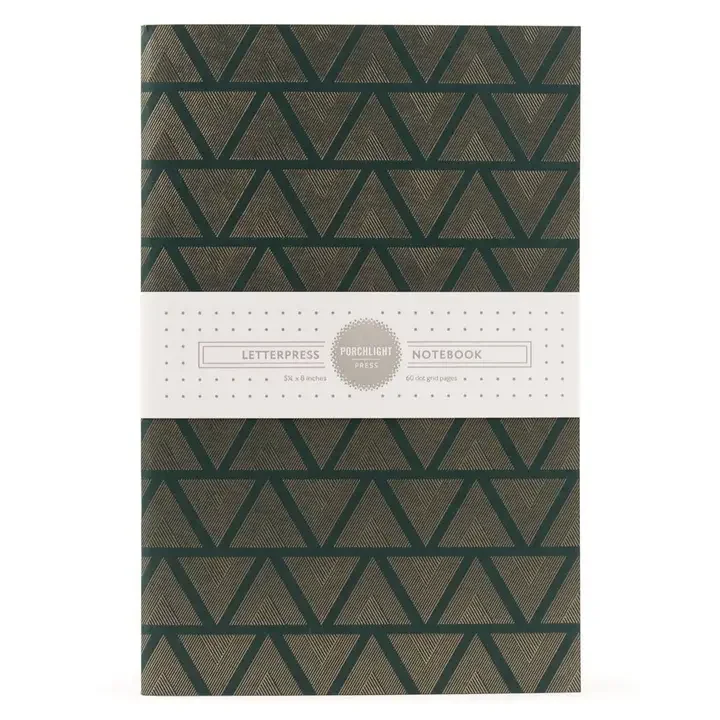 Foil Triangles Large Notebook