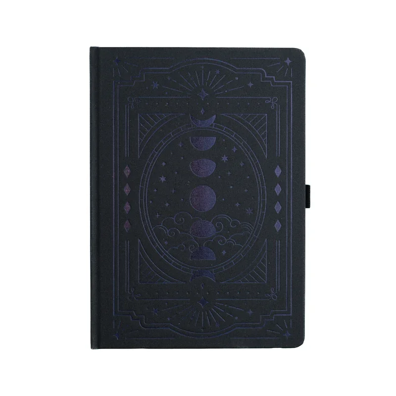 Black on Black Dot Grid Notebook