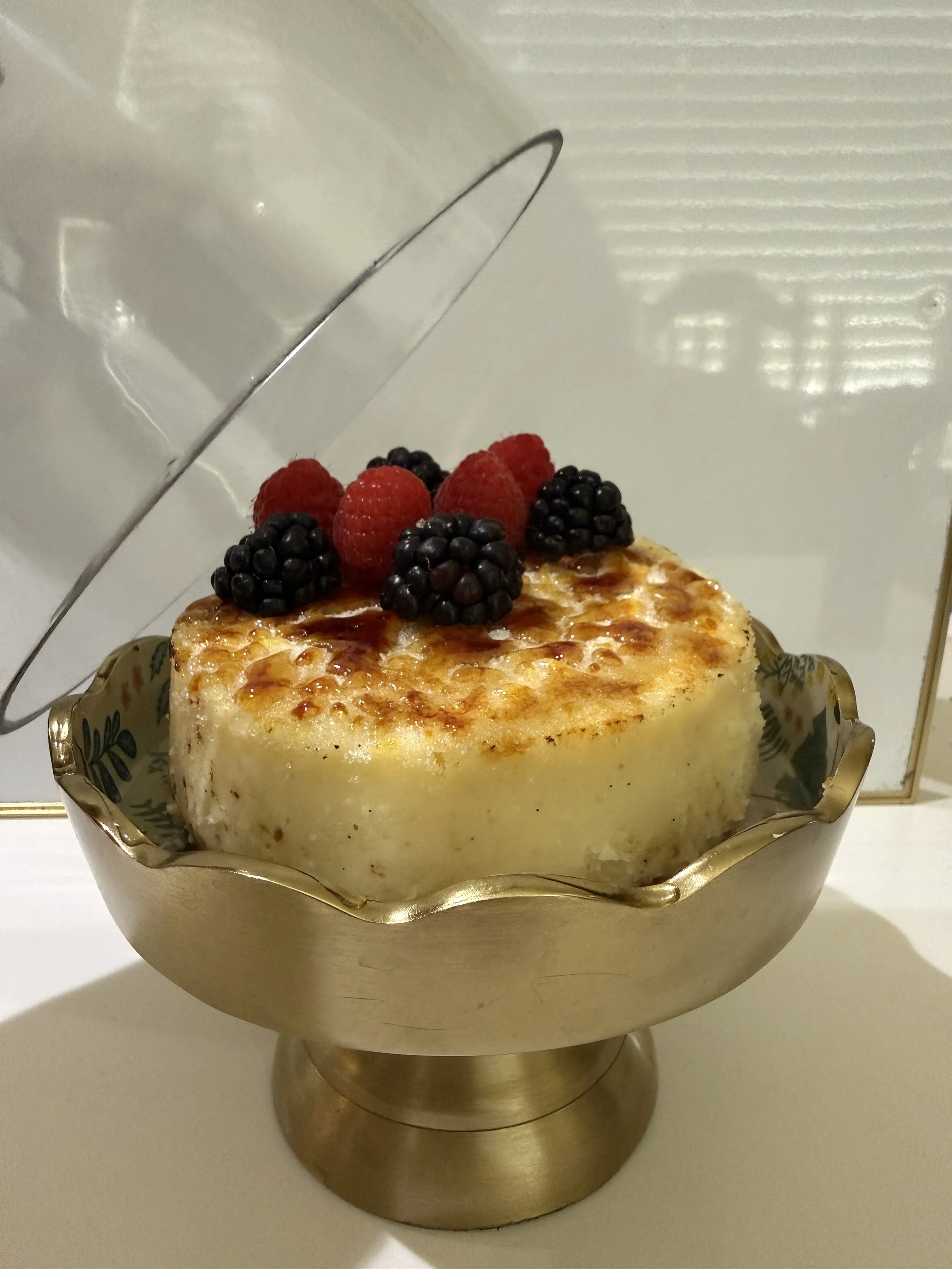 Vanilla Brulee Cheesecake