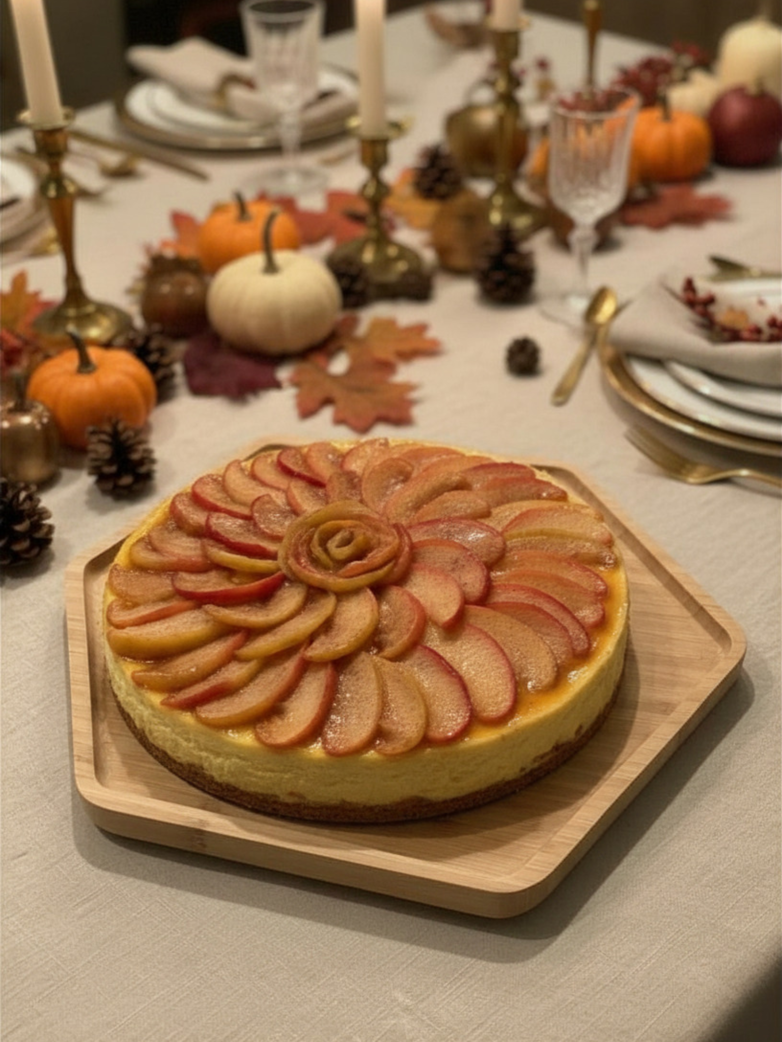 Caramel Apple Cheesecake