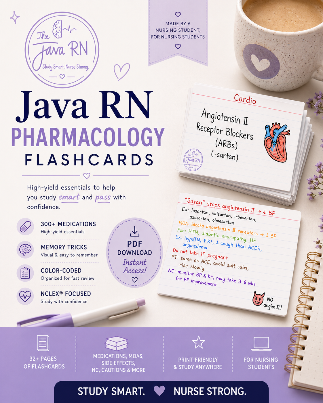 Ultimate Pharmacology Flashcards | PDF Download