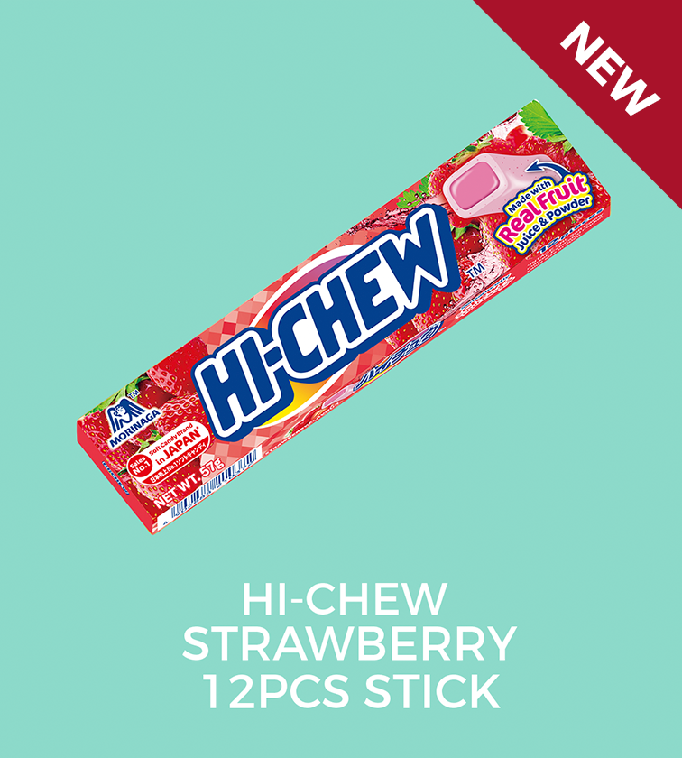 strawberry stick  FLAVOUR:   strawberry  WEIGHT: 57GMS - 12 PCS