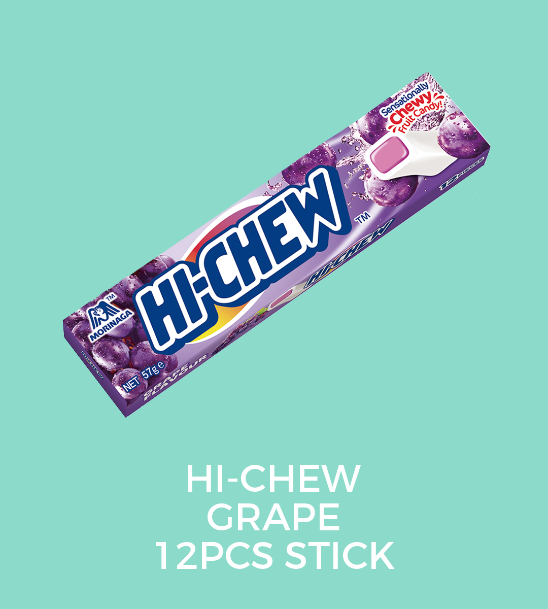 grape STICK  FLAVOUR:   Grape  WEIGHT:  57GMS - 12 PCS