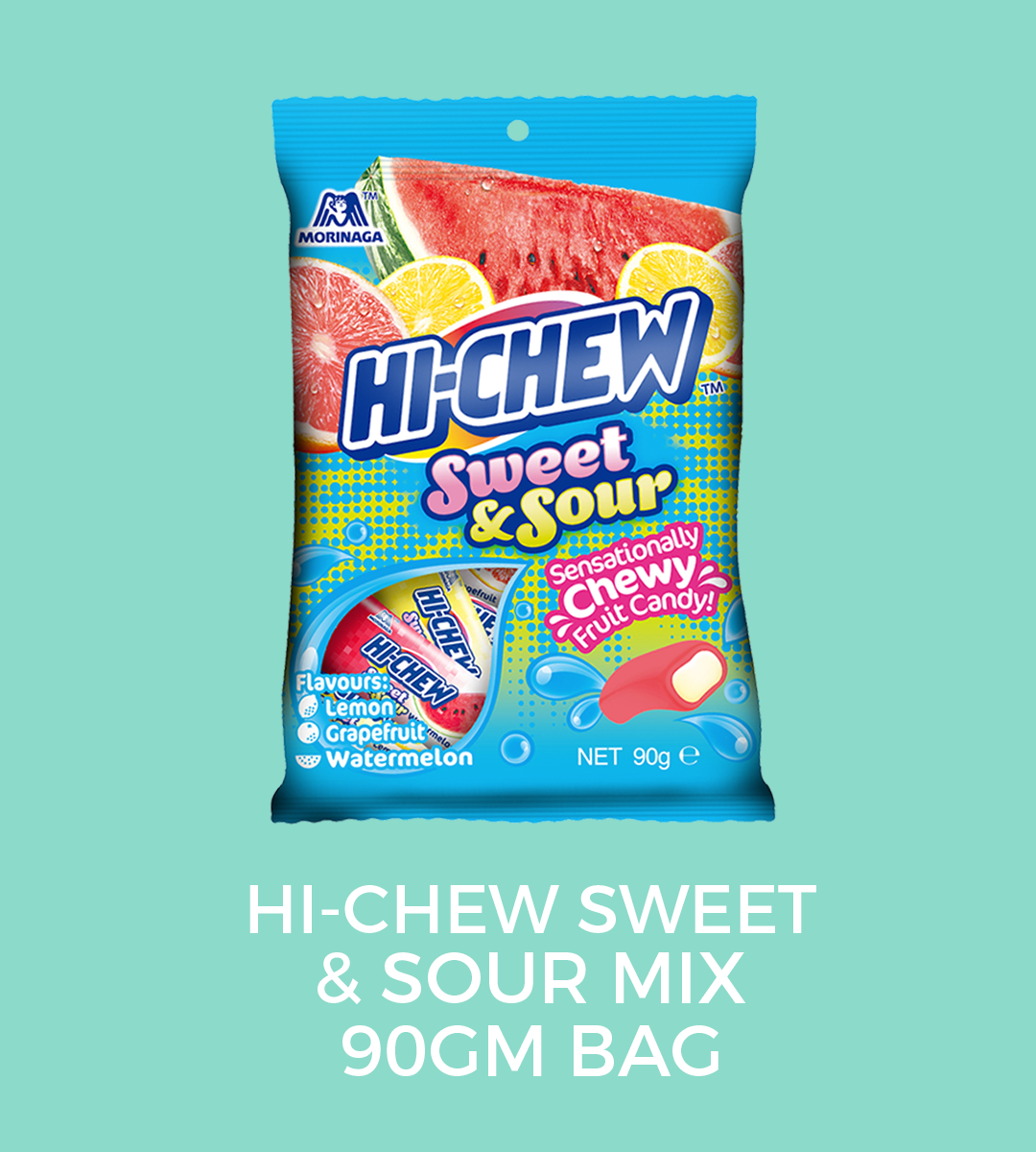 Sweet &amp; sour MIX  FLAVOURS:   lemon, grapefruit and watermelon  WEIGHT:   90GMS - 18 PCS WHERE TO BUY >>