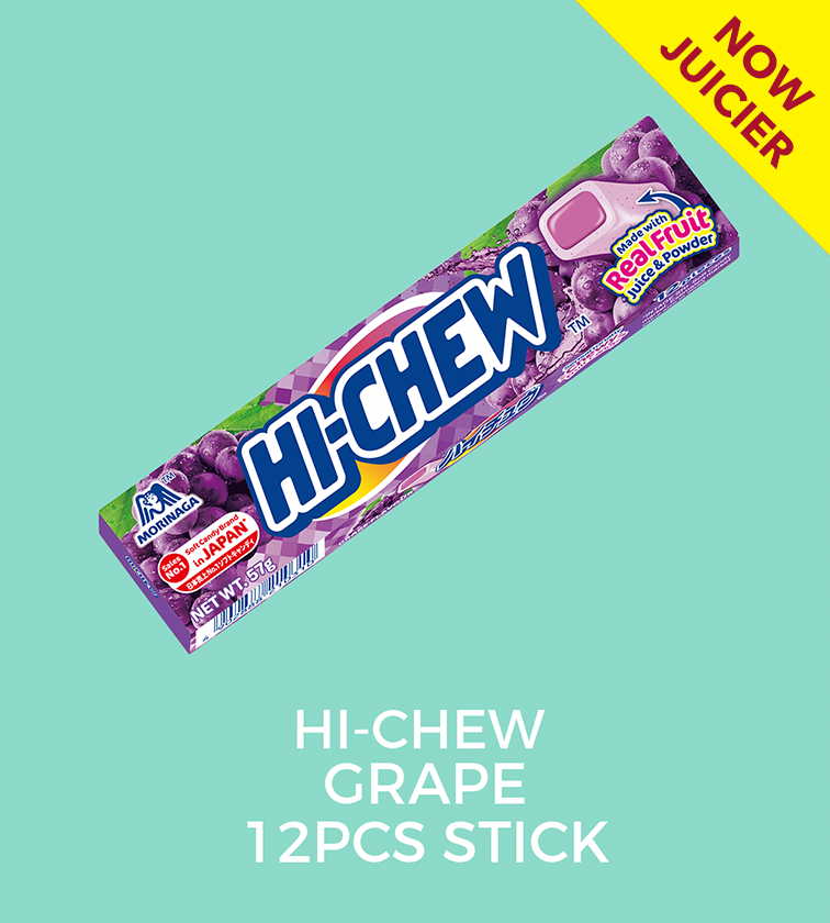grape STICK  FLAVOUR:   grape  WEIGHT:   57GMS - 12 PCS
