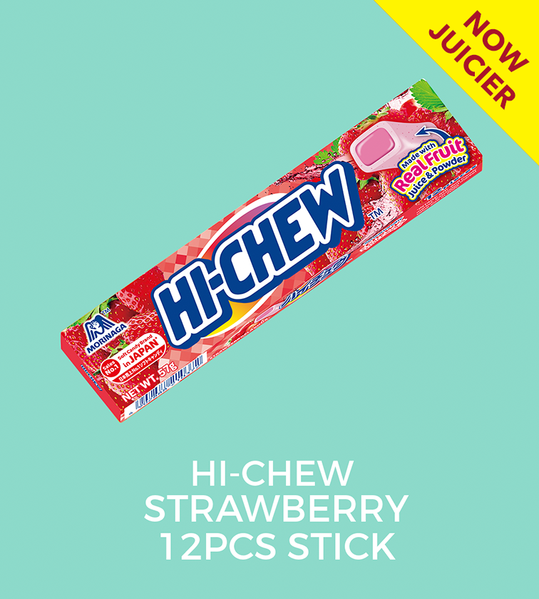 strawberry STICK  FLAVOUR:   strawberry  WEIGHT:   57GMS - 12 PCS