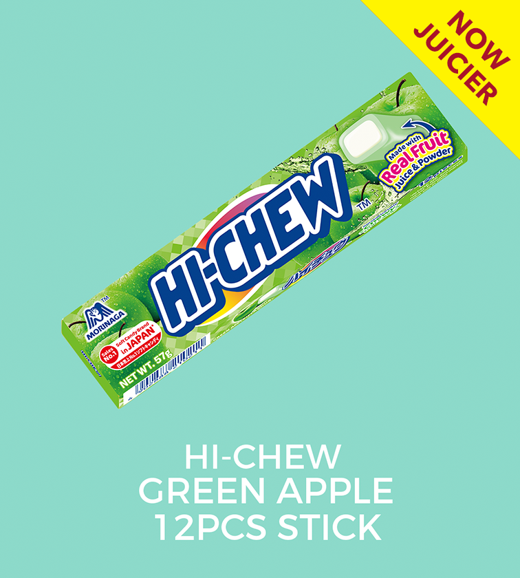 green apple STICK  FLAVOUR:   green apple  WEIGHT:   57GMS - 12 PCS