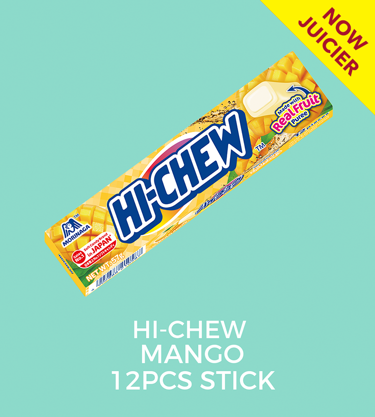 mango STICK  FLAVOUR:   mango  WEIGHT:   57GMS - 12 PCS