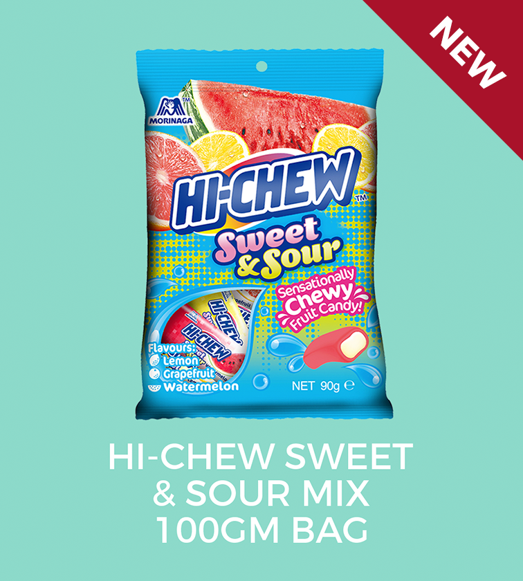Sweet &amp; Sour MIX  FLAVOURS:   lemon, grapefruit and Watermelon  WEIGHT:  90GMS - 18 PCS