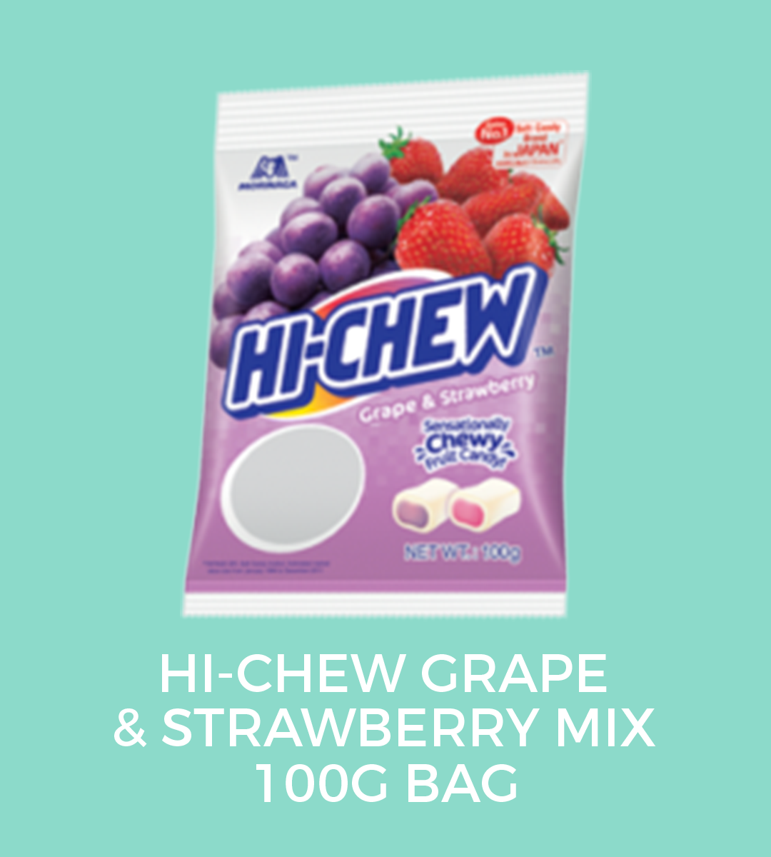 grape &amp;  strawberry MIX  FLAVOURS:   STRAWBERRY  and grape  WEIGHT:   100GMS - 20 PCS