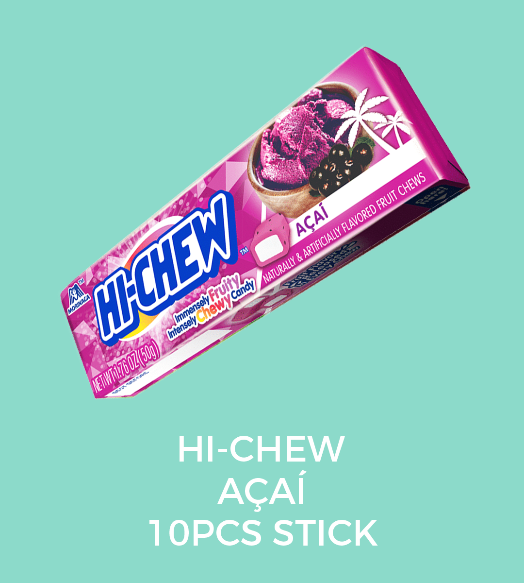 açaí STICK  FLAVOUR:   açaí  WEIGHT:   50GMS - 10 PCS
