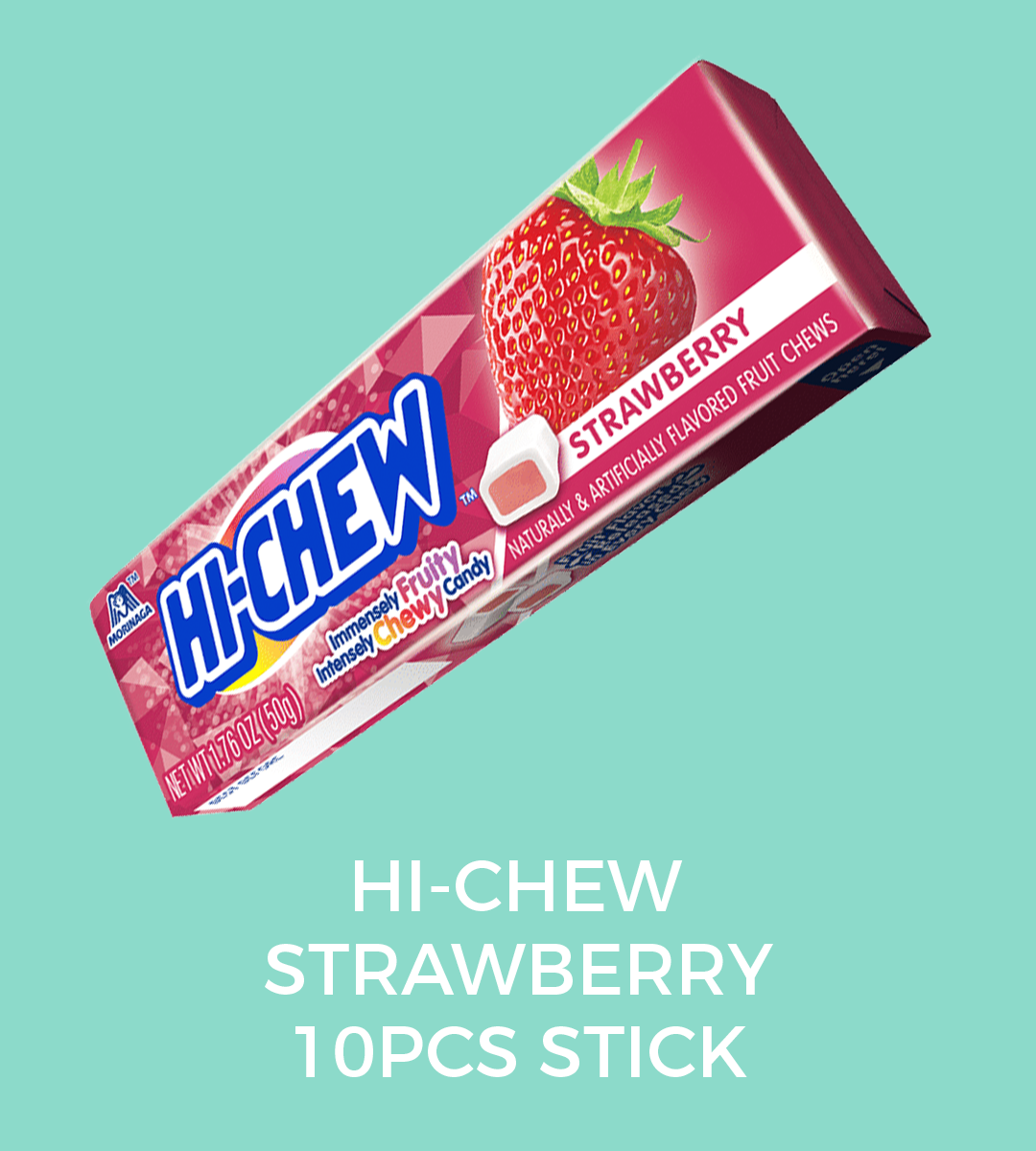 strawberry STICK  FLAVOUR:   strawberry  WEIGHT:   50GMS - 10 PCS