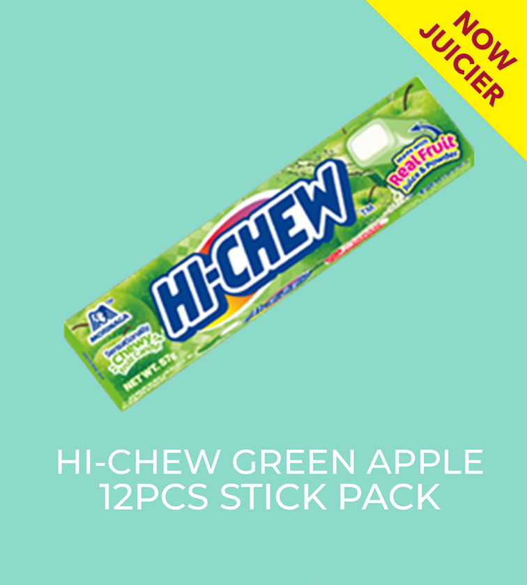 green apple stick  FLAVOUR:   Green apple  WEIGHT: 57GMS - 12 PCS