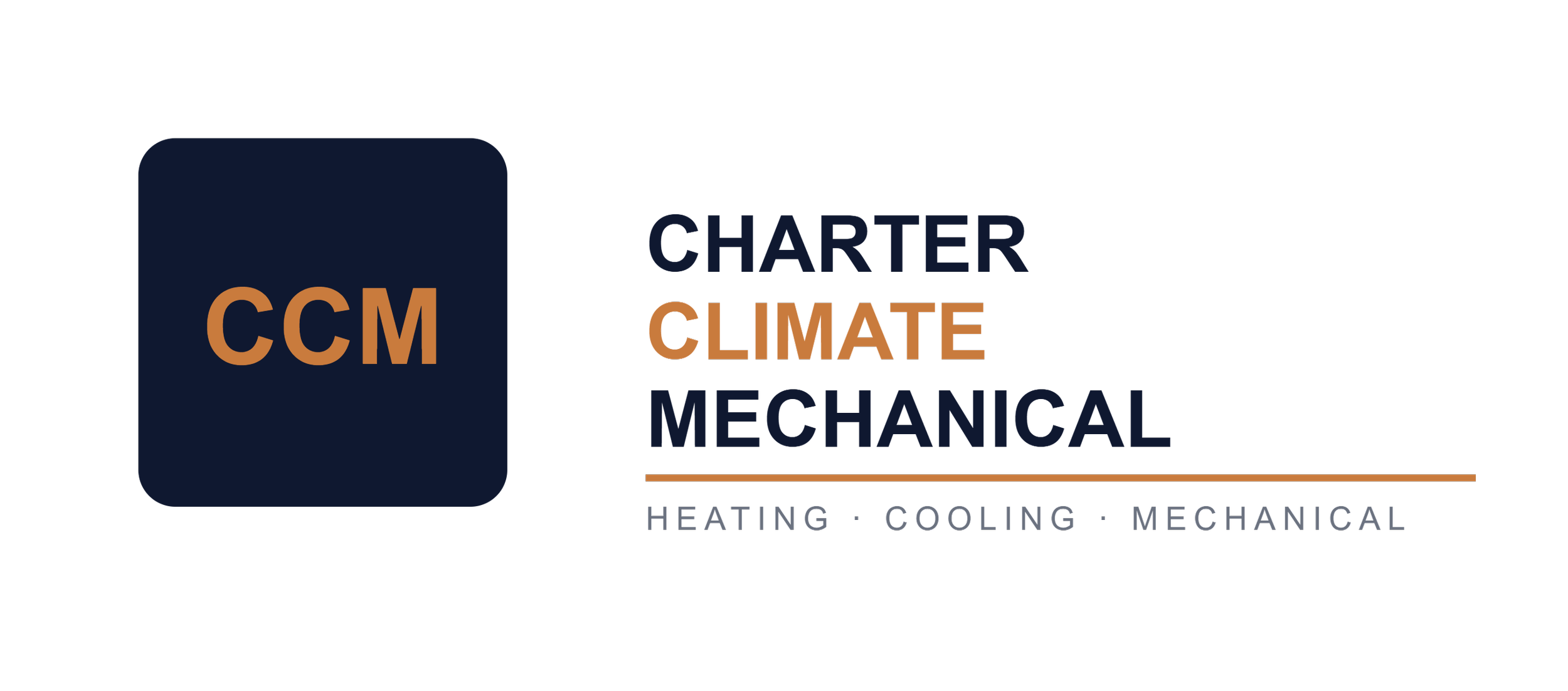 Diagram of the basic components of a commercial climate control mechanical system, including heating, cooling, and mechanical functions.