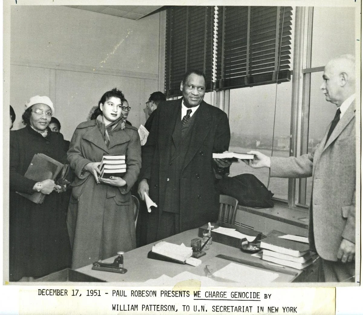 1951 “We Charge Genocide” petition presented at the United Nations