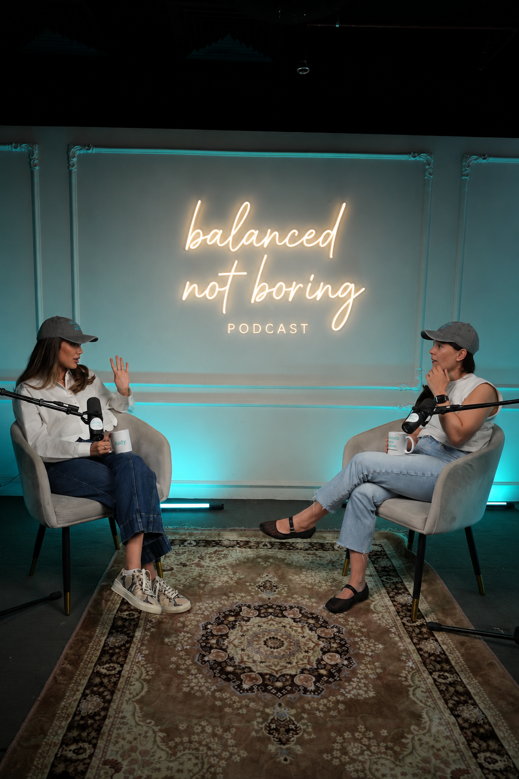 Judy and Tamara in the UPOD studio